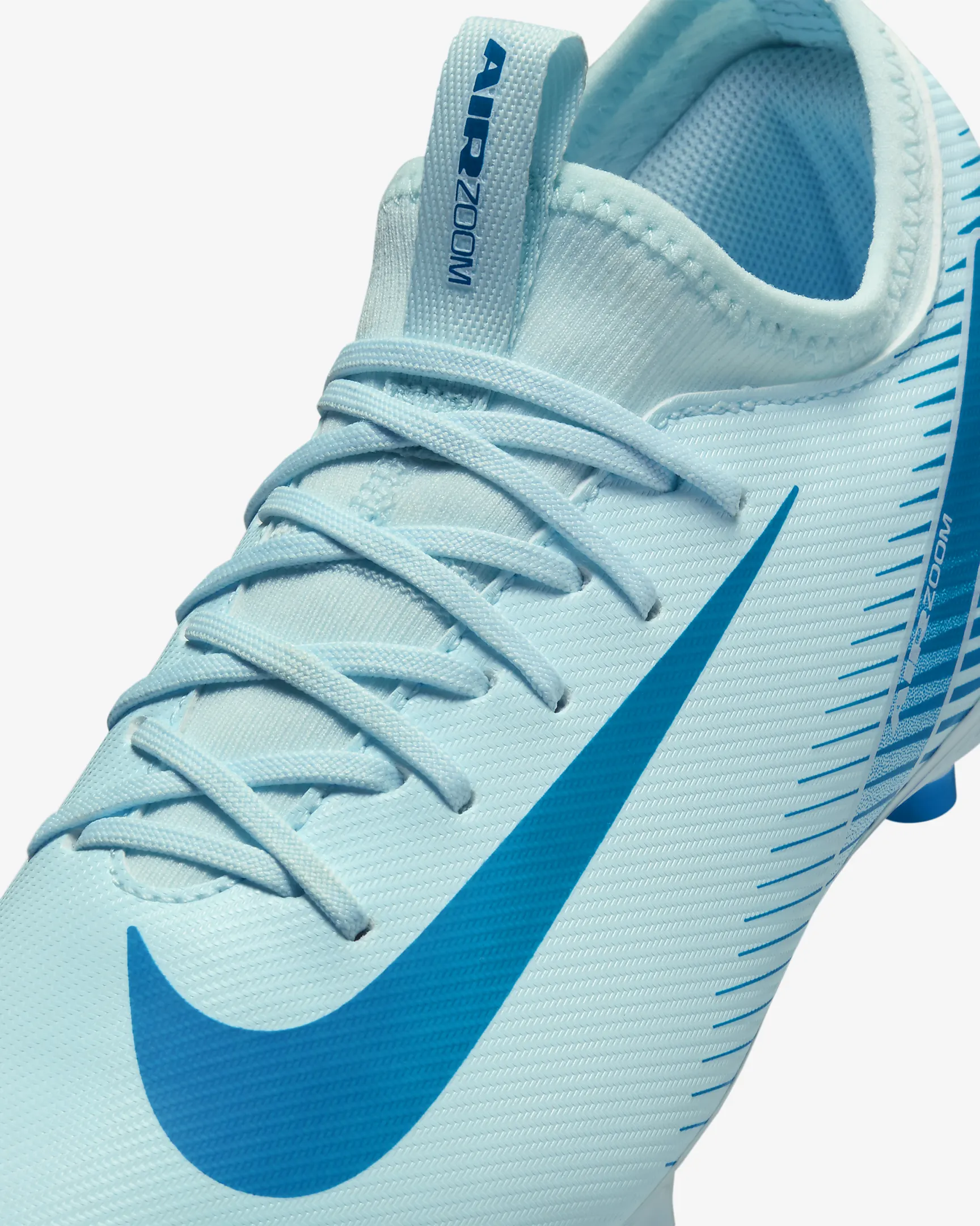 NIKE JR ZOOM VAPOR 16 ACADEMY FG/MG GLACIER BLUE/BLUE ORBIT NIKE JR ZOOM VAPOR 16 ACADEMY FG/MG GLACIER BLUE/BLUE ORBIT