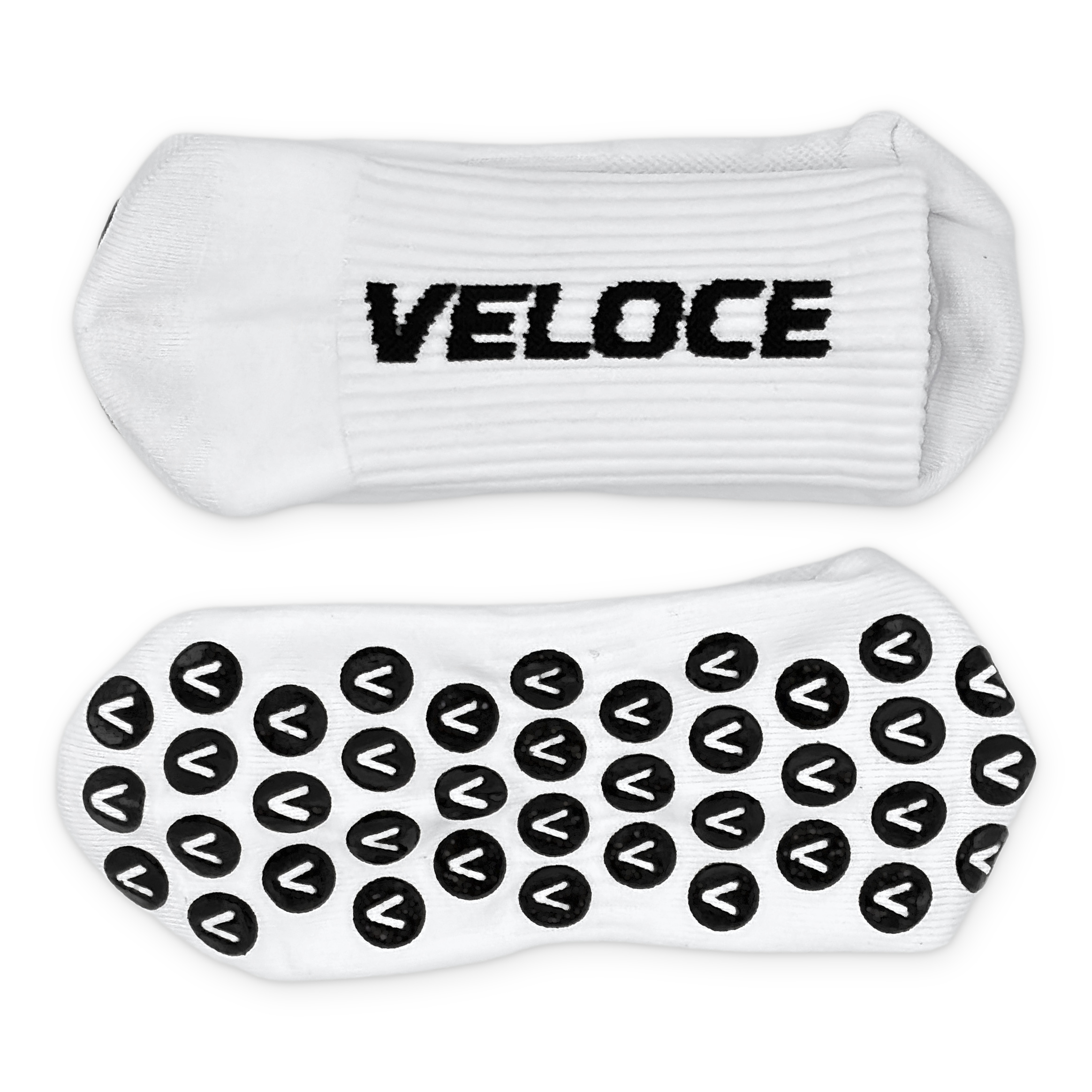VELOCE GRIP SOCKS WHITE