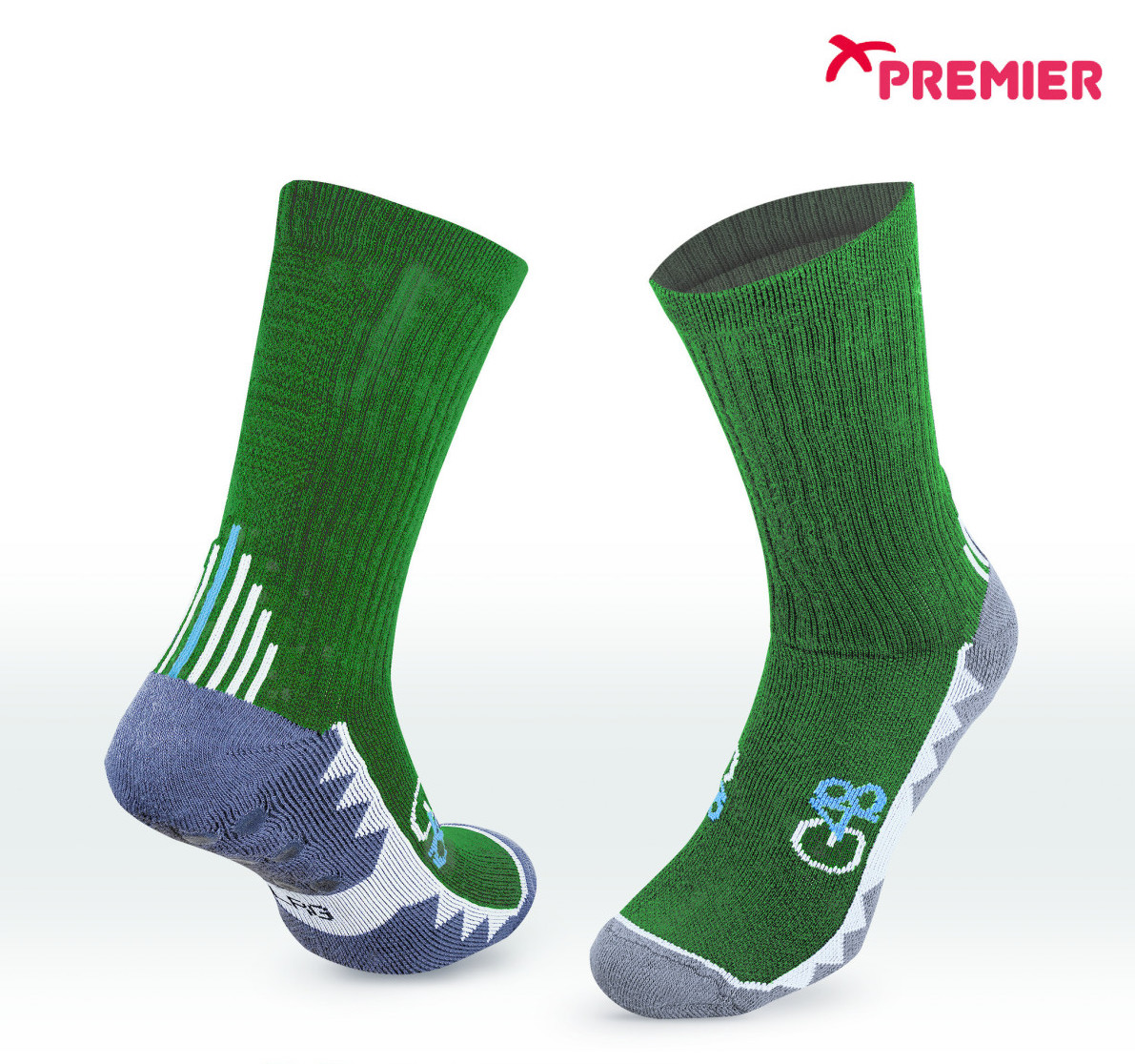 PREMIER PST G48 GRIP SOCKS GREEN