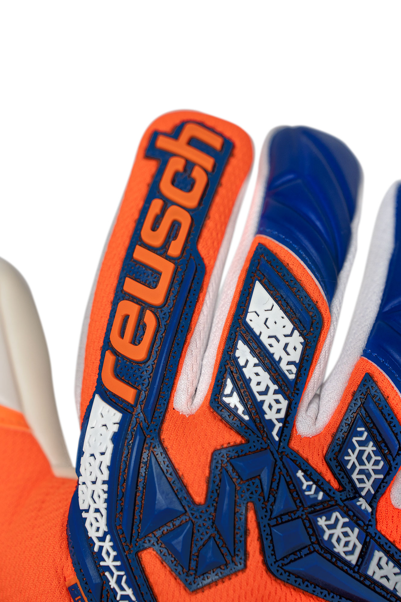 REUSCH ATTRAKT FREEGEL GOLD NC JUNIOR SHOCK ORANGE/ENERGY BLUE