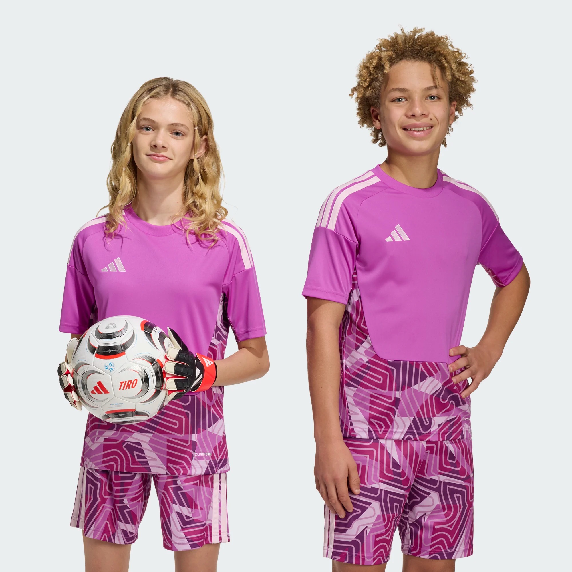 ADIDAS TIRO26 COMPETITION GK JERSEY SHORT SLEEVE FLASH PINK JUNIOR