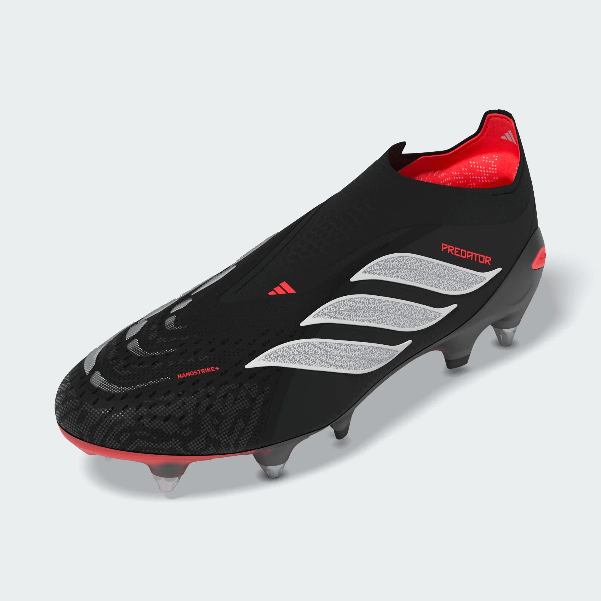 ADIDAS PREDATOR ELITE LL SG BLACK/WHITE/LUCID RED