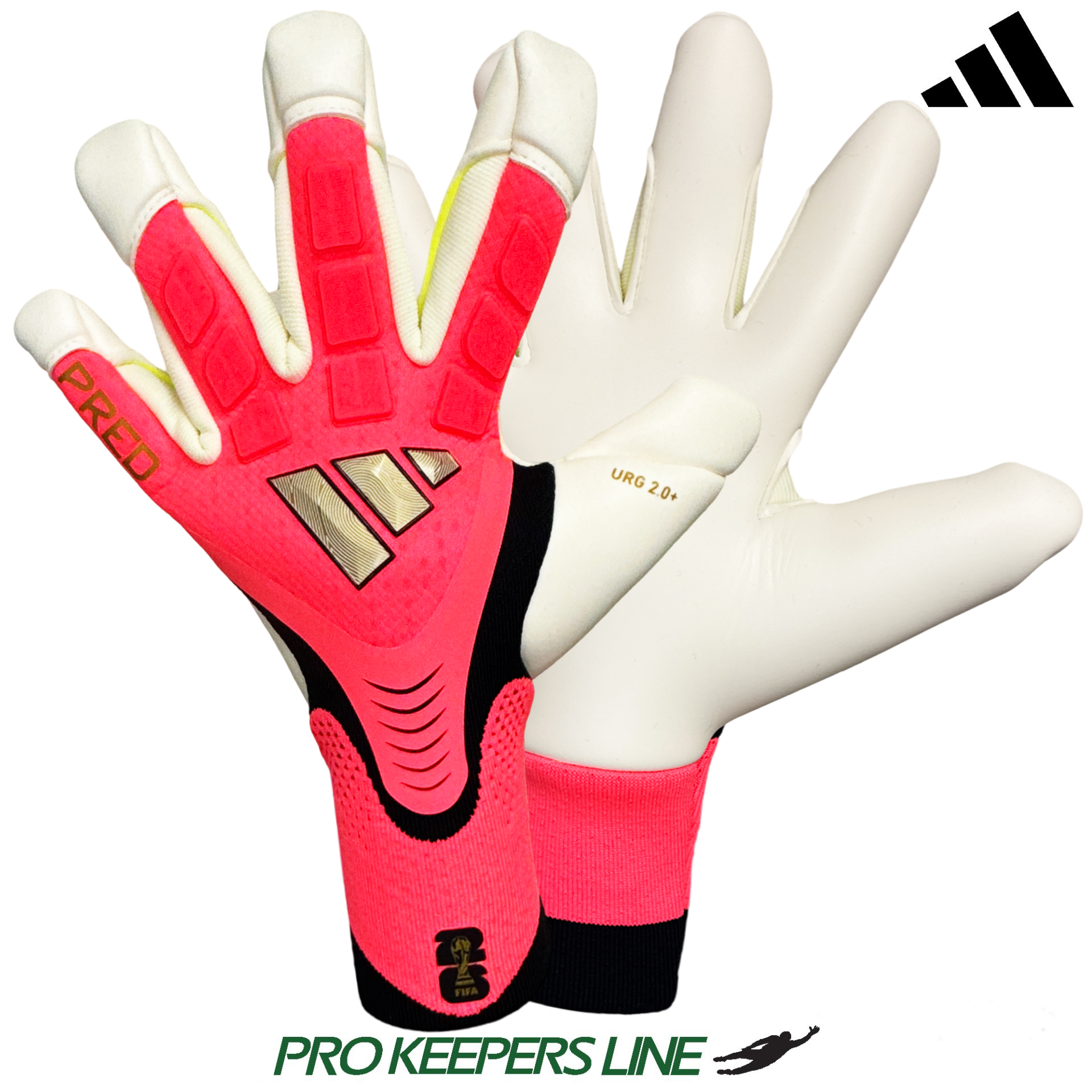 ADIDAS PREDATOR GL PRO HYBRID IVORY/SOLAR TURQUOISE/GOLD METALLIC