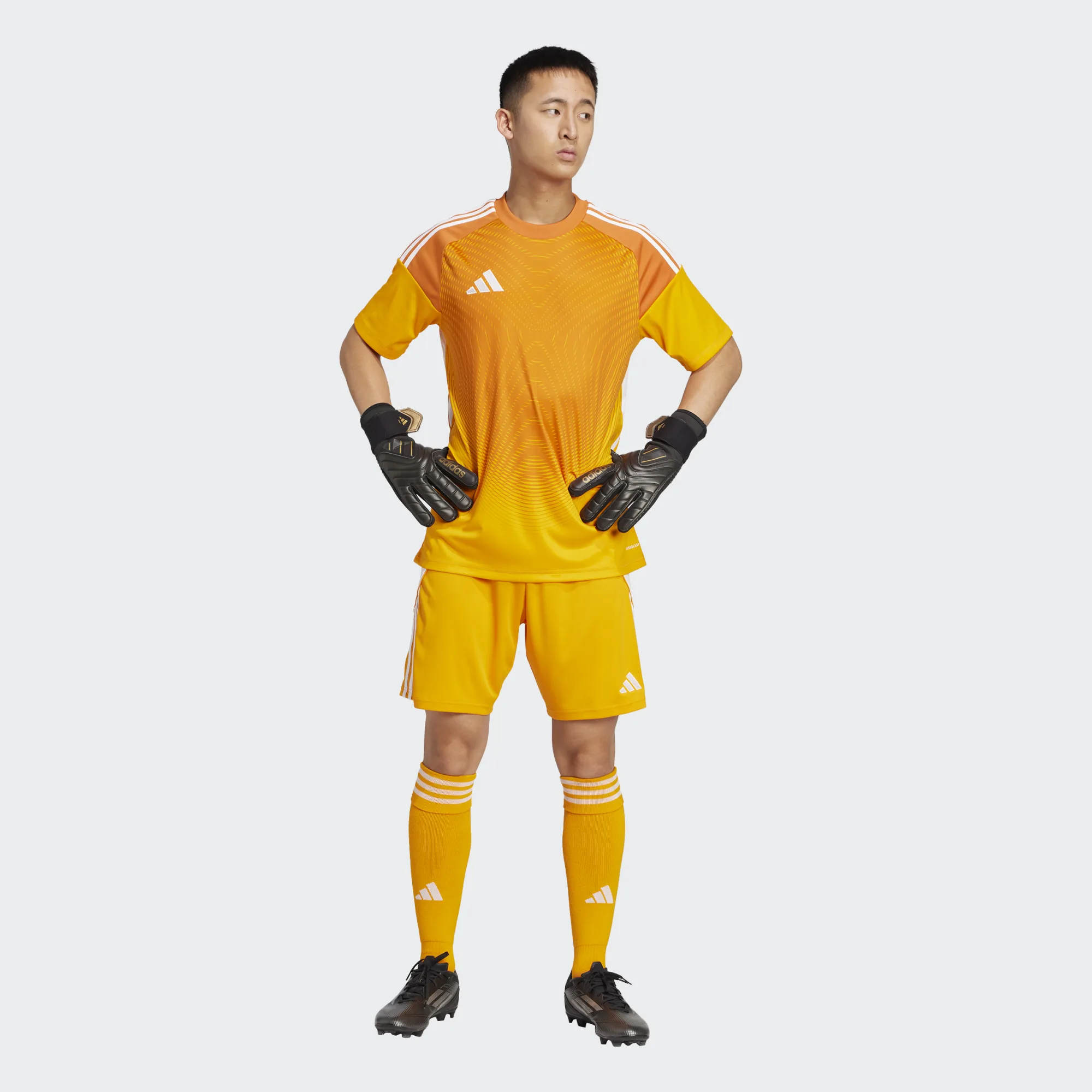 ADIDAS TIRO25 COMPETITION GK JERSEY SHORT SLEEVE CREW ORANGE ADIDAS TIRO25 COMPETITION GK JERSEY SHORT SLEEVE CREW ORANGE