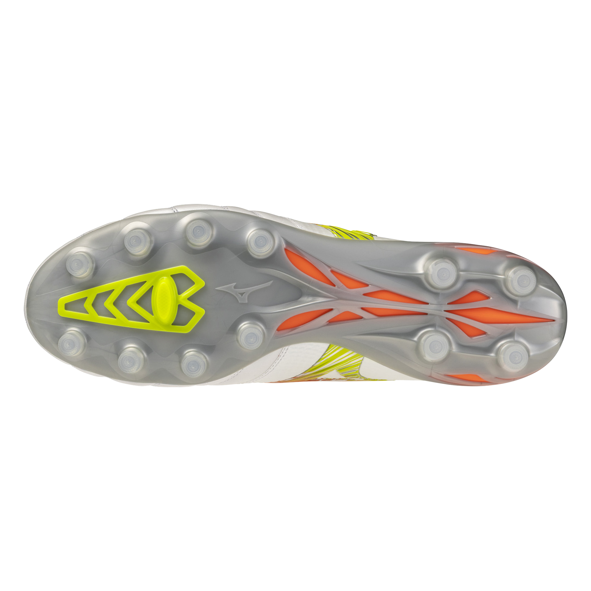 MIZUNO MORELIA NEO V BETA JAPAN FG WHITE/LAVA ORANGE/EVENING PRIM