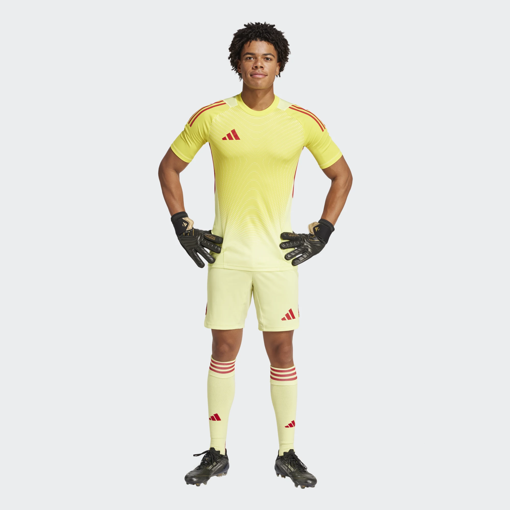 ADIDAS TIRO25 PRO GK JERSEY SHORT SLEEVE PULSE YELLOW