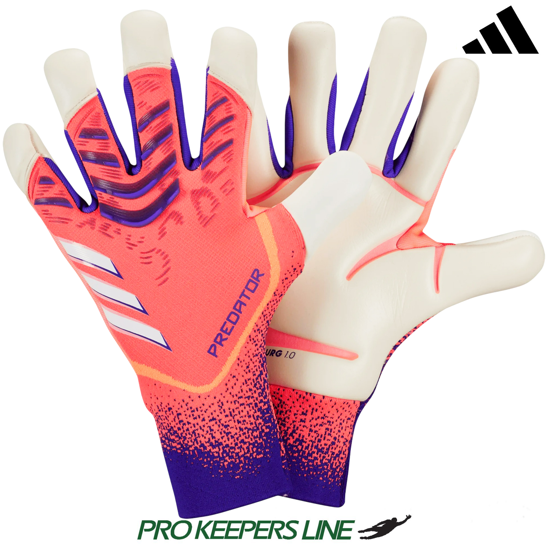 ADIDAS PREDATOR GL PRO HYBRID PROMO SIGNAL CORAL/WHITE/LUCID BLUE