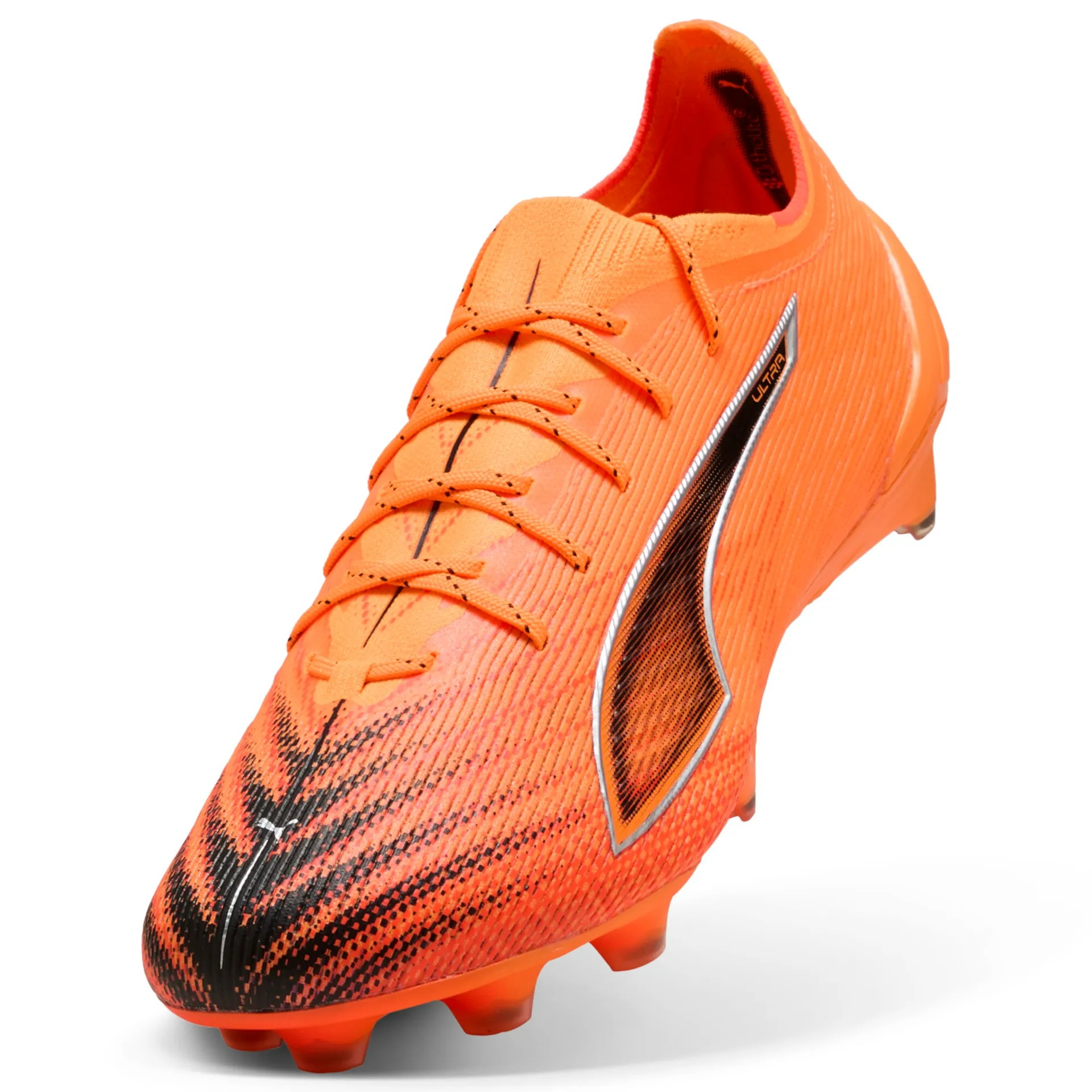 PUMA ULTRA 6 ULTIMATE FG HEAT FIRE-PUMA BLACK-GLOWING RED
