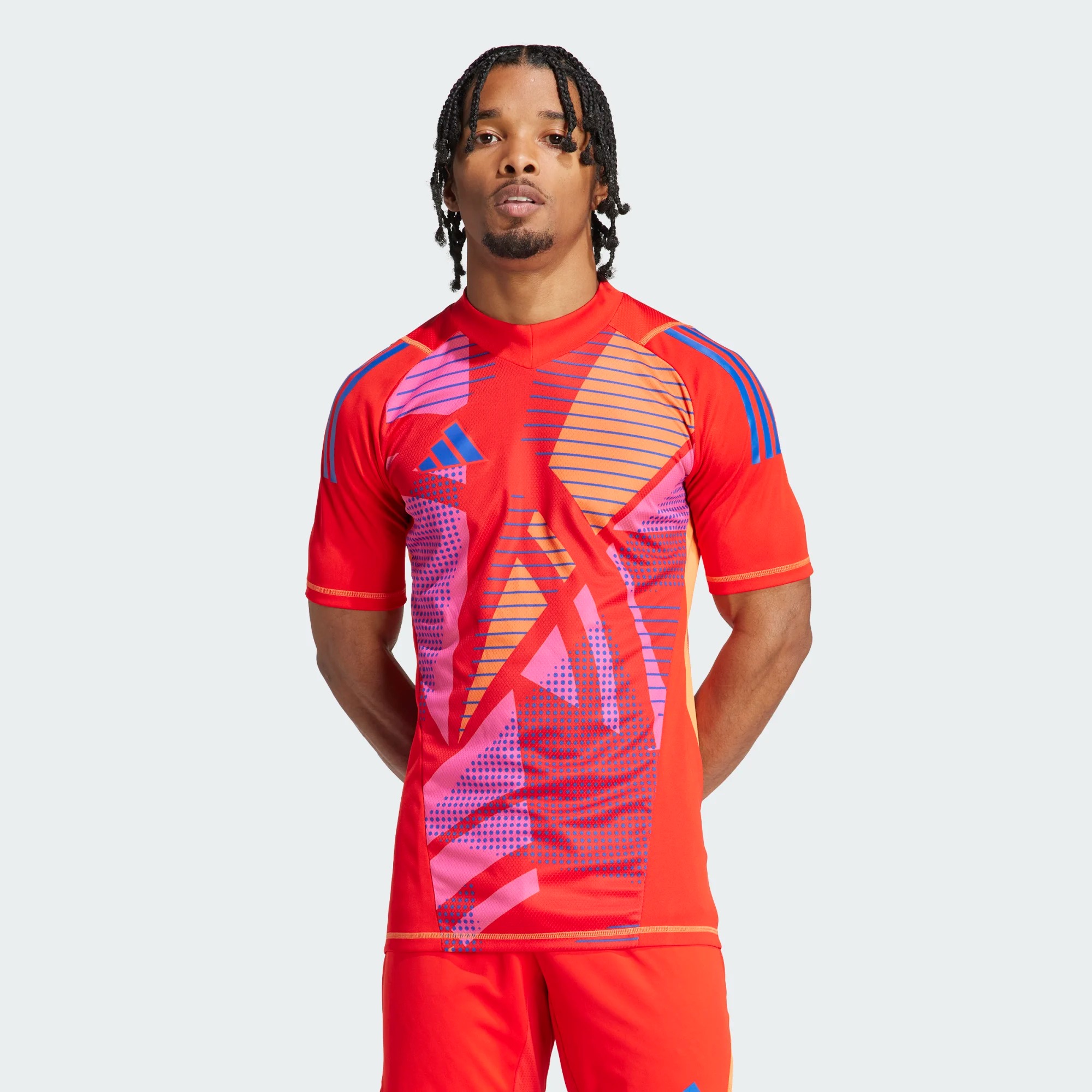 ADIDAS TIRO24 PRO GK JERSEY SHORT SLEEVE RED