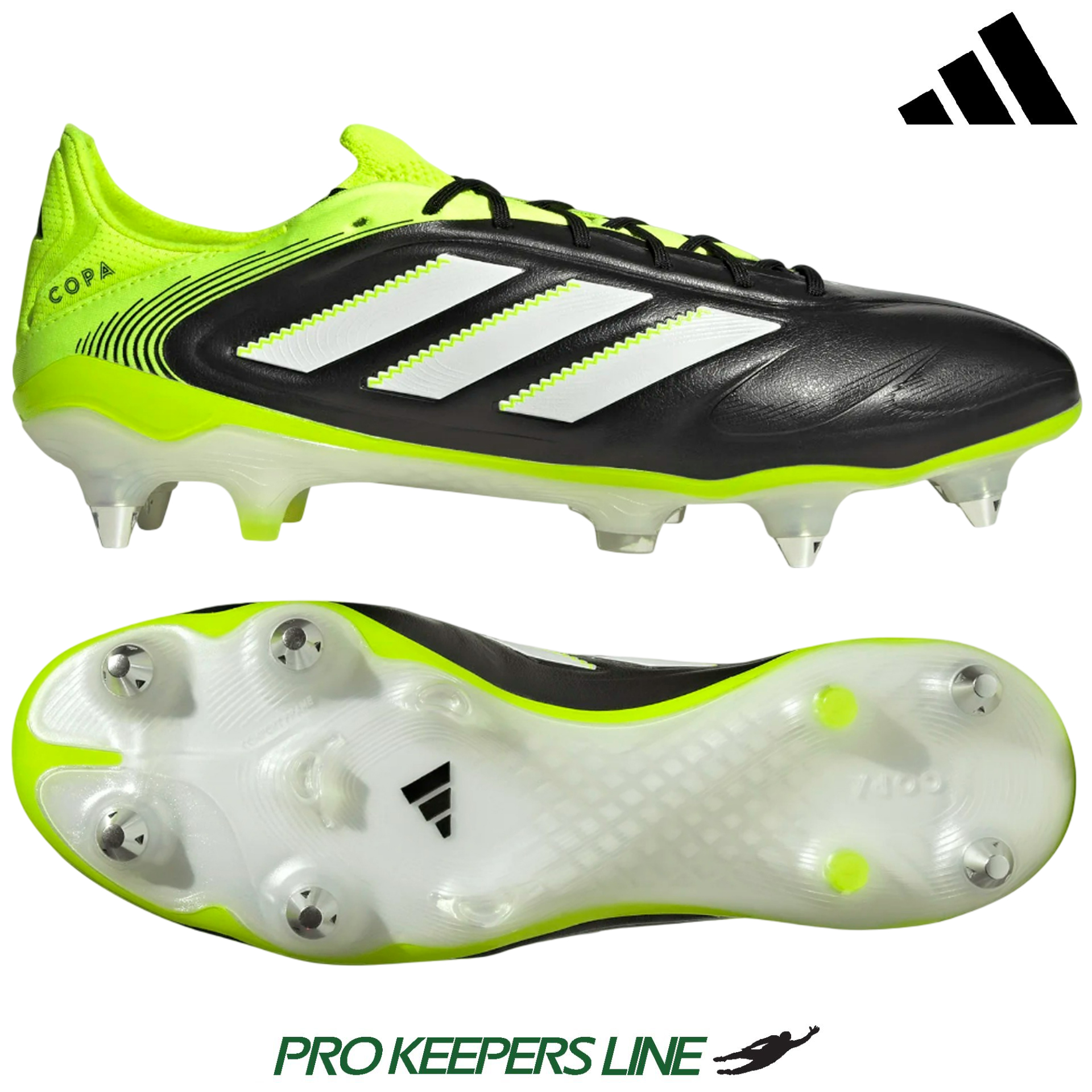 ADIDAS COPA PURE III ELITE SG  BLACK/BLACK/LUCID LEMON