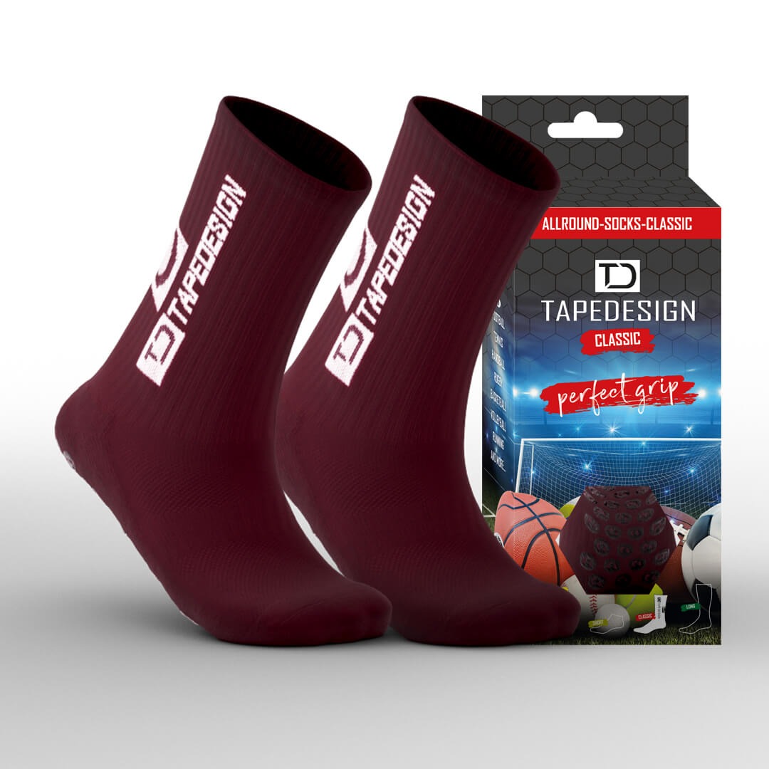 TAPEDESIGN ALLROUND SOCKS CLASSIC BORDEAUX