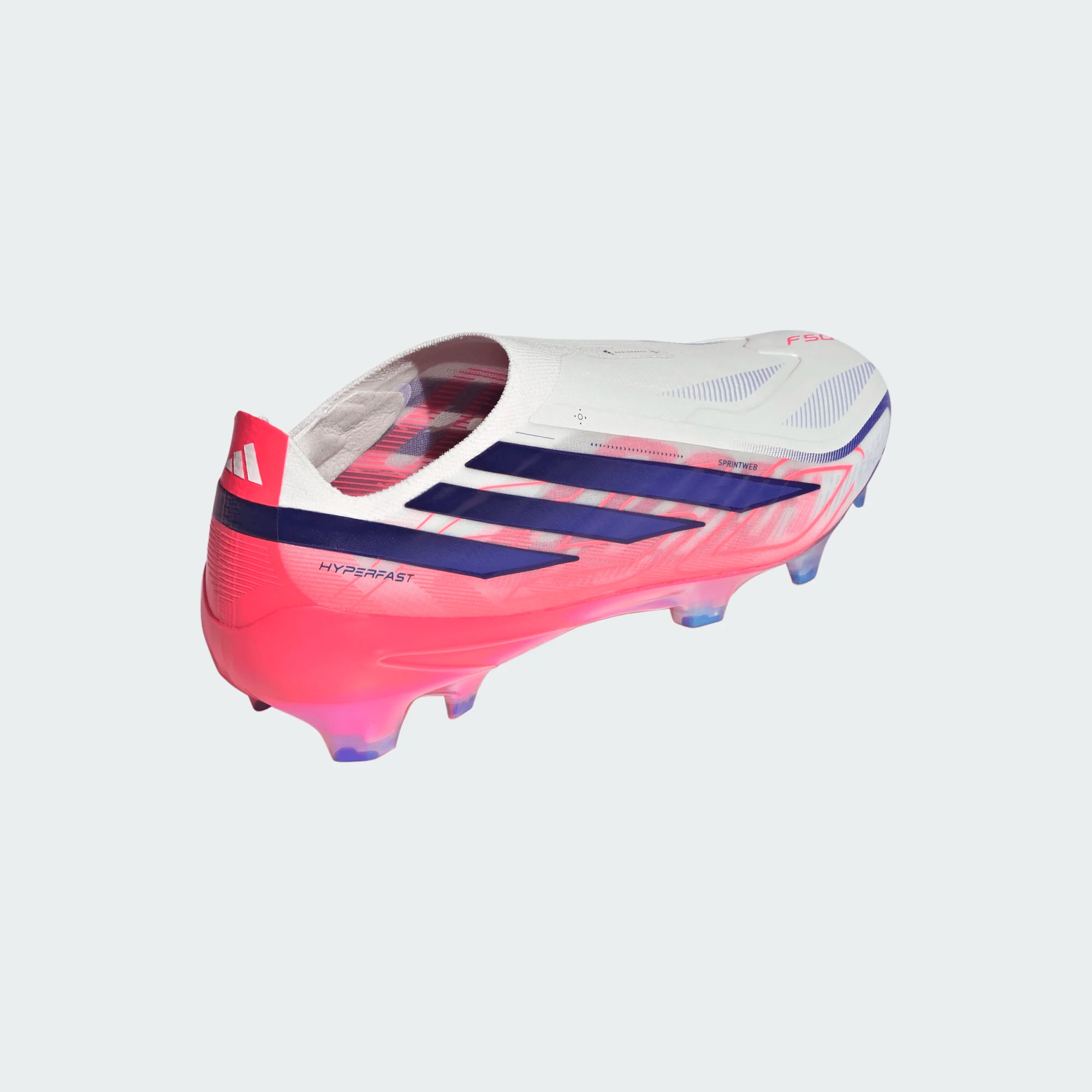 ADIDAS F50 HYPERFAST ELITE LL FG WHITE/SOLAR PURPLE/SOLAR TURQOUISE