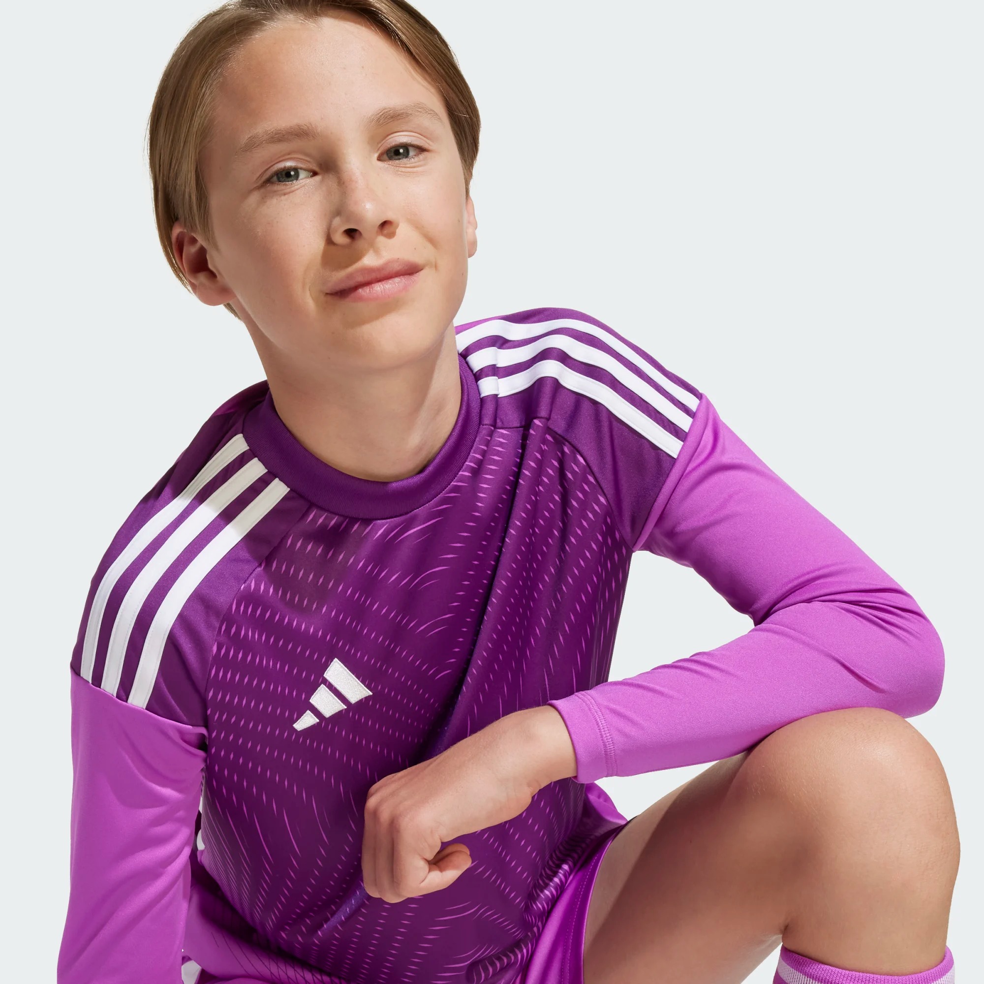 ADIDAS TIRO25 COMPETITION GK JERSEY LS YOUTH PURPLE BURST