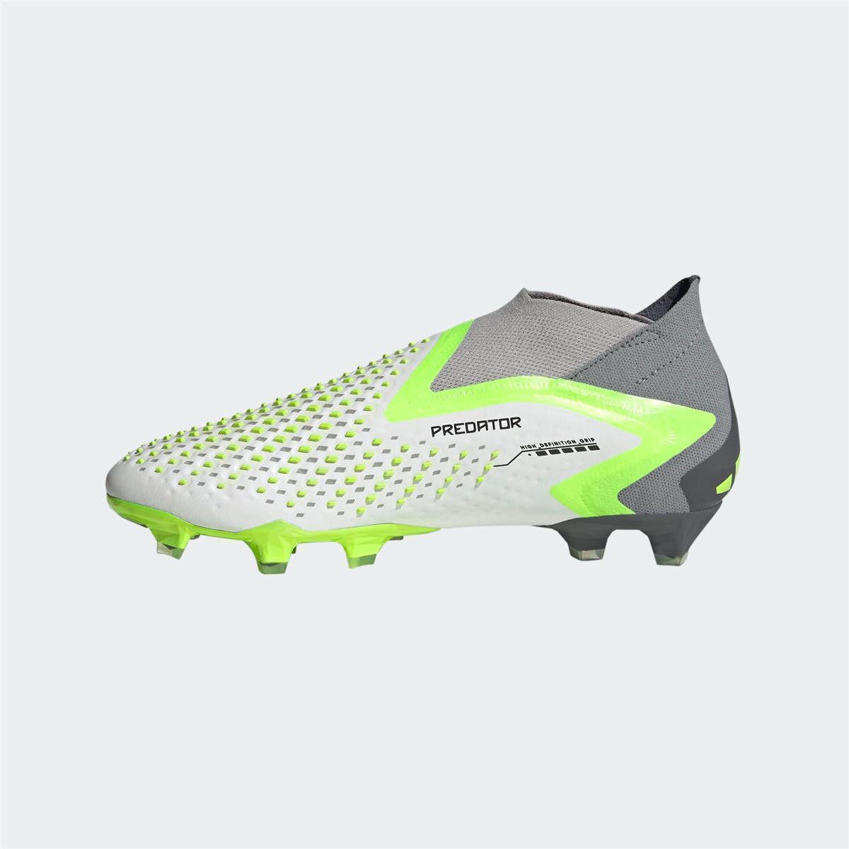 Adidas Predator Accuracy+ FG \'Lucid Lemon\' GZ2604 Soccer size 13 ADIDAS PREDATOR ACCURACY+ FG FOOTWEAR WHITE/CORE BLACK/LUCID  main image 2