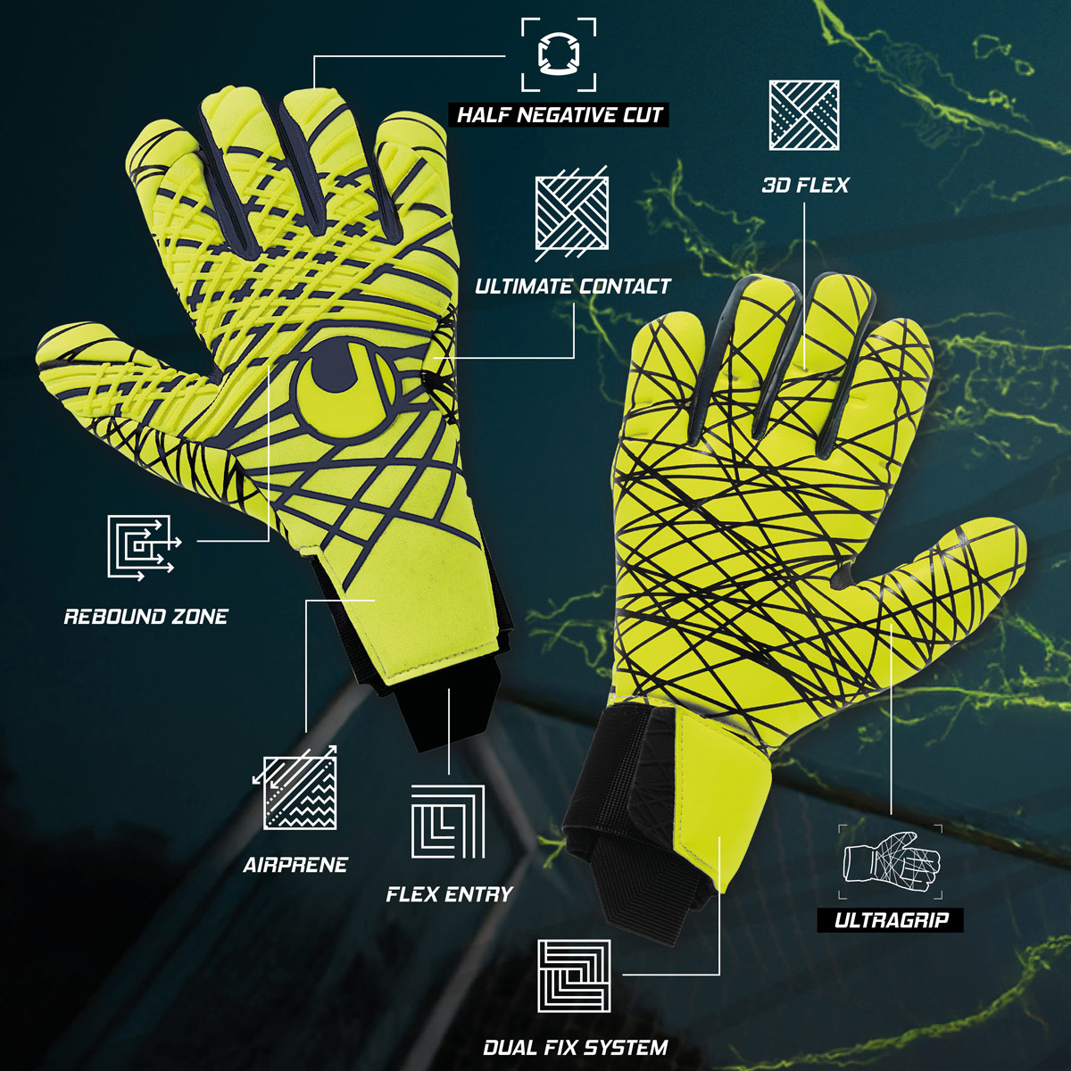 UHLSPORT PREDICTION ENERGY ULTRAGRIP HN #377