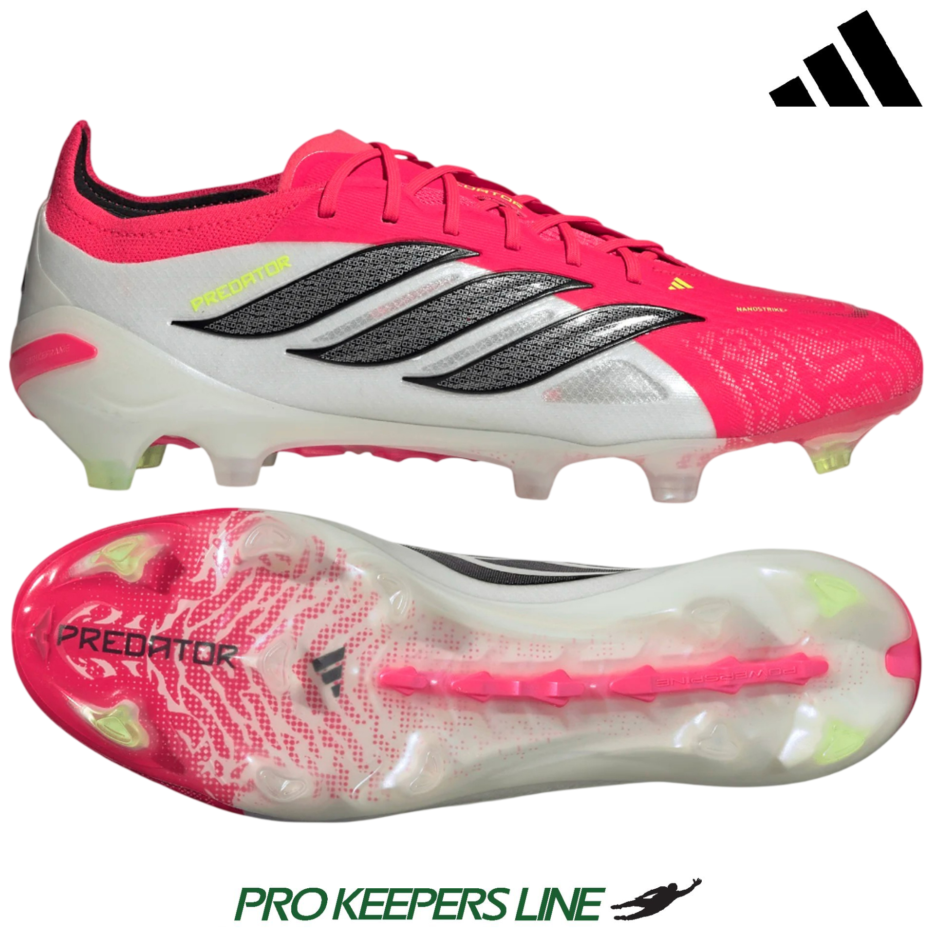 ADIDAS PREDATOR ELITE FG LUCID RED/BLACK/WHITE