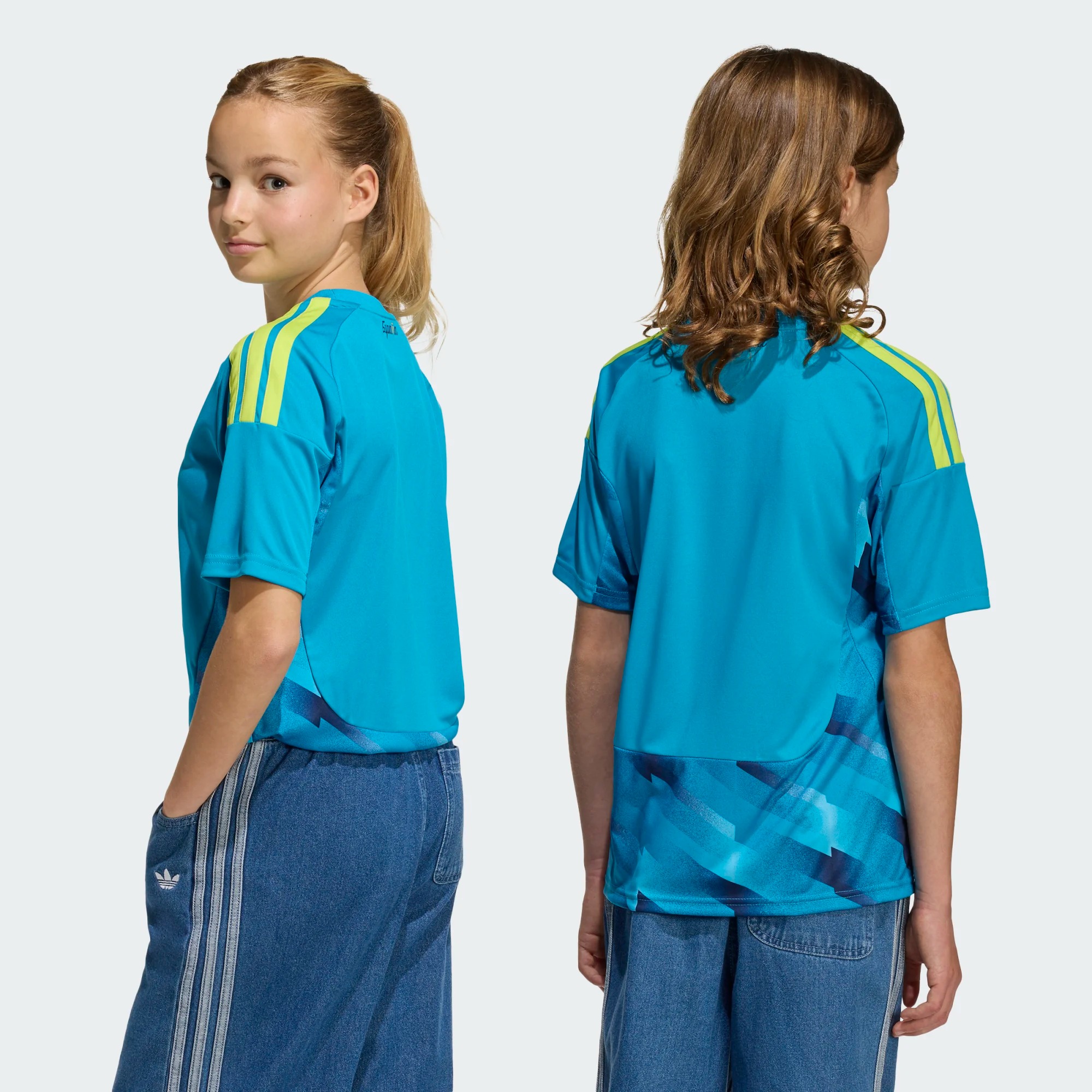 ADIDAS SPAIN 26 HOME GOALKEEPER KIDS SHORT SLEEVE JERSEY