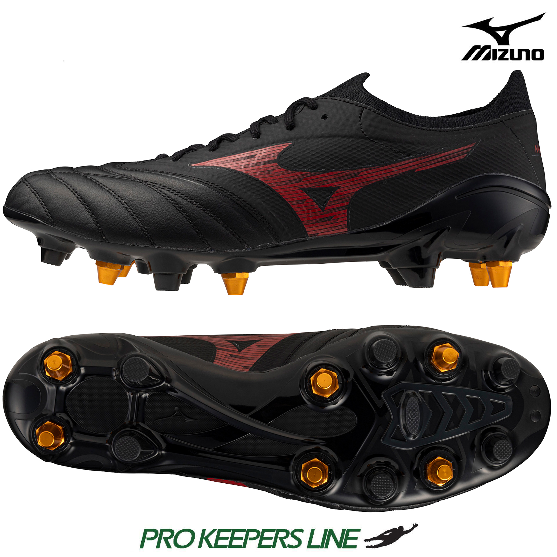 MIZUNO MORELIA NEO IV BETA ELITE MIX BLACK MORELI40TH RED BLACK.jpg MIZUNO MORELIA NEO IV BETA ELITE MIX BLACK/MORELIA 40TH/BLACK