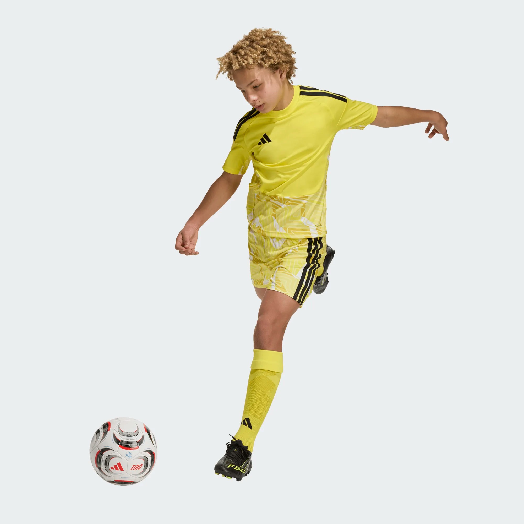 ADIDAS TIRO26 COMPETITION GK JERSEY SHORT SLEEVE BRIGHT YELLOW JUNIOR