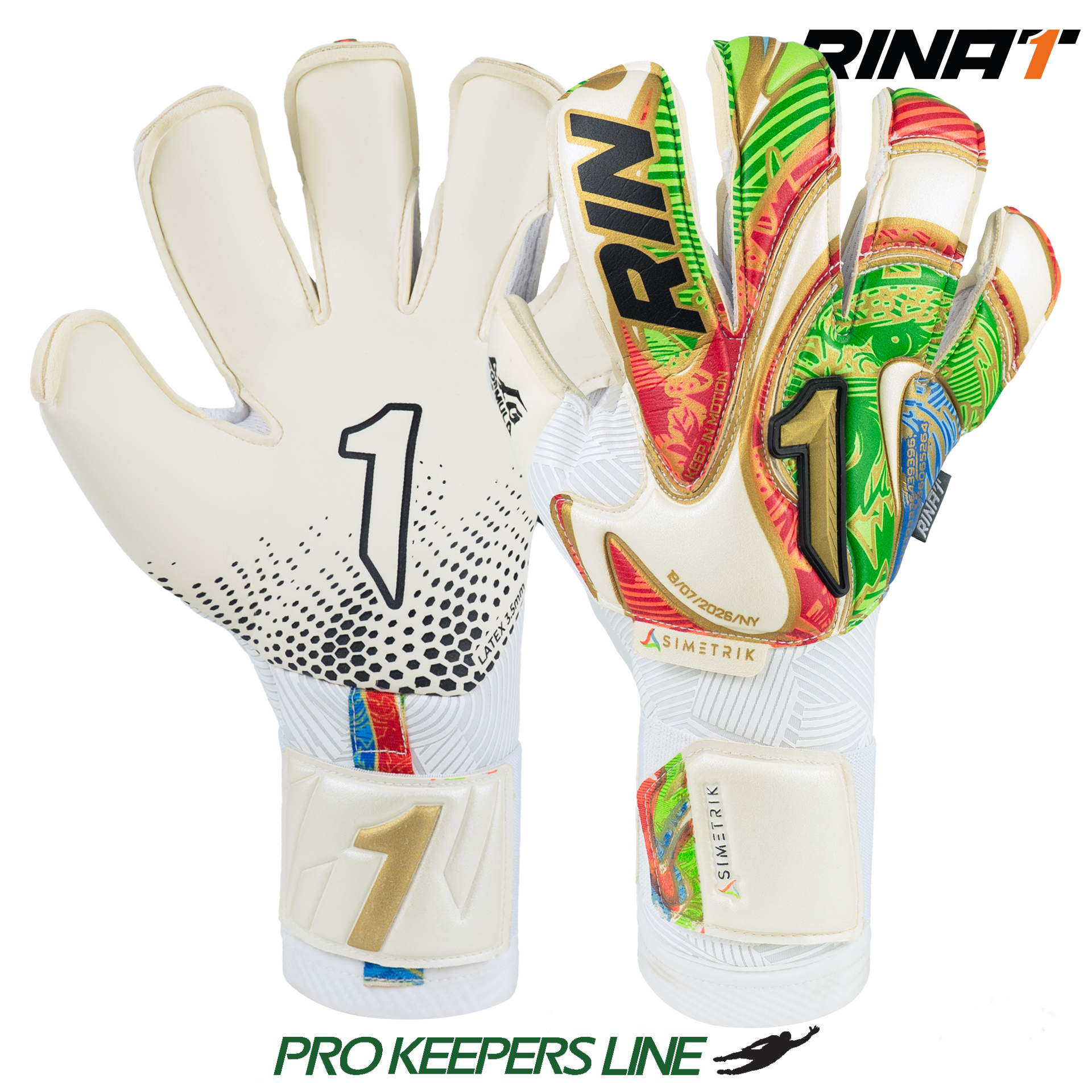 RINAT ASIMETRIK PRO MULTICOLOR/WHITE