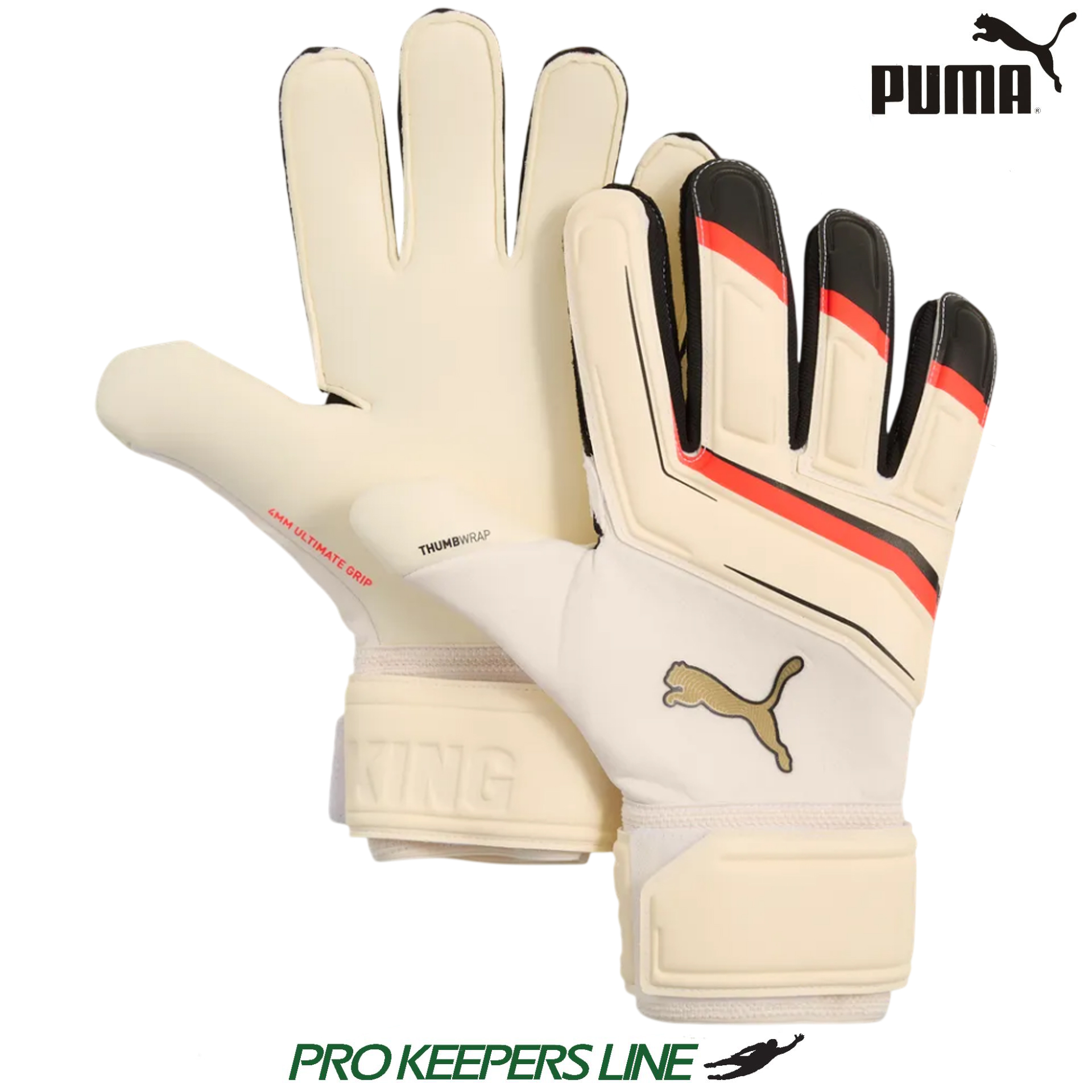 PUMA KING PRO RC SUGERED ALMOND-PUMA BLACK-ULTRA RED