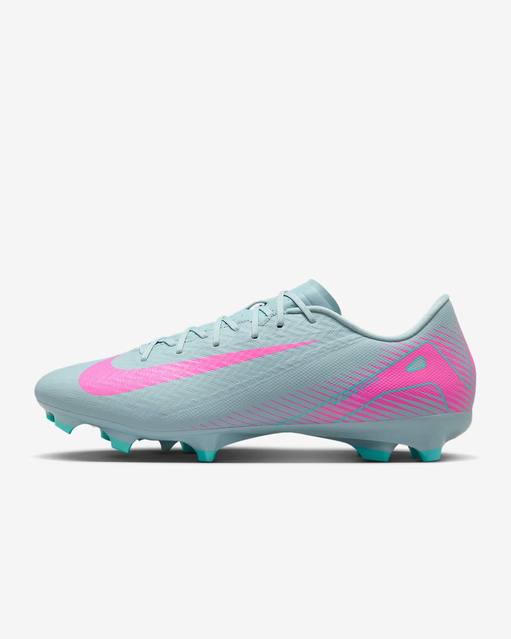 NIKE ZOOM VAPOR 16 ACADEMY FG/MG OCEAN CUBE/PINK BLAST