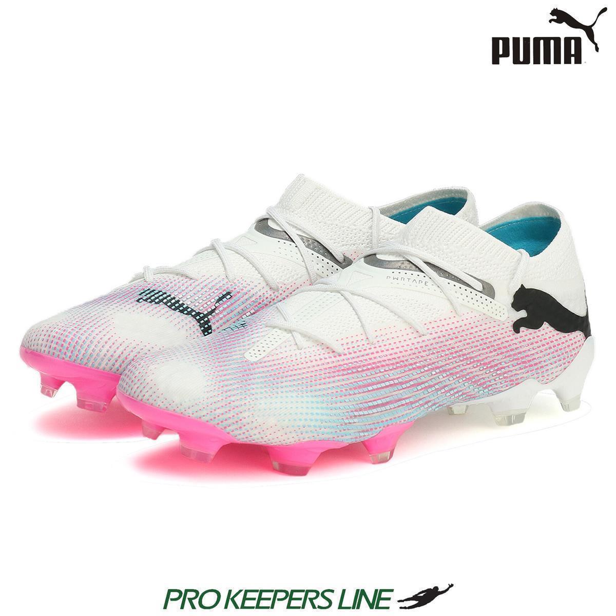 PUMA FUTURE 7 ULTIMATE LOW FG/AG PUMA WHITE/PUMA BLACK/POISON PINK