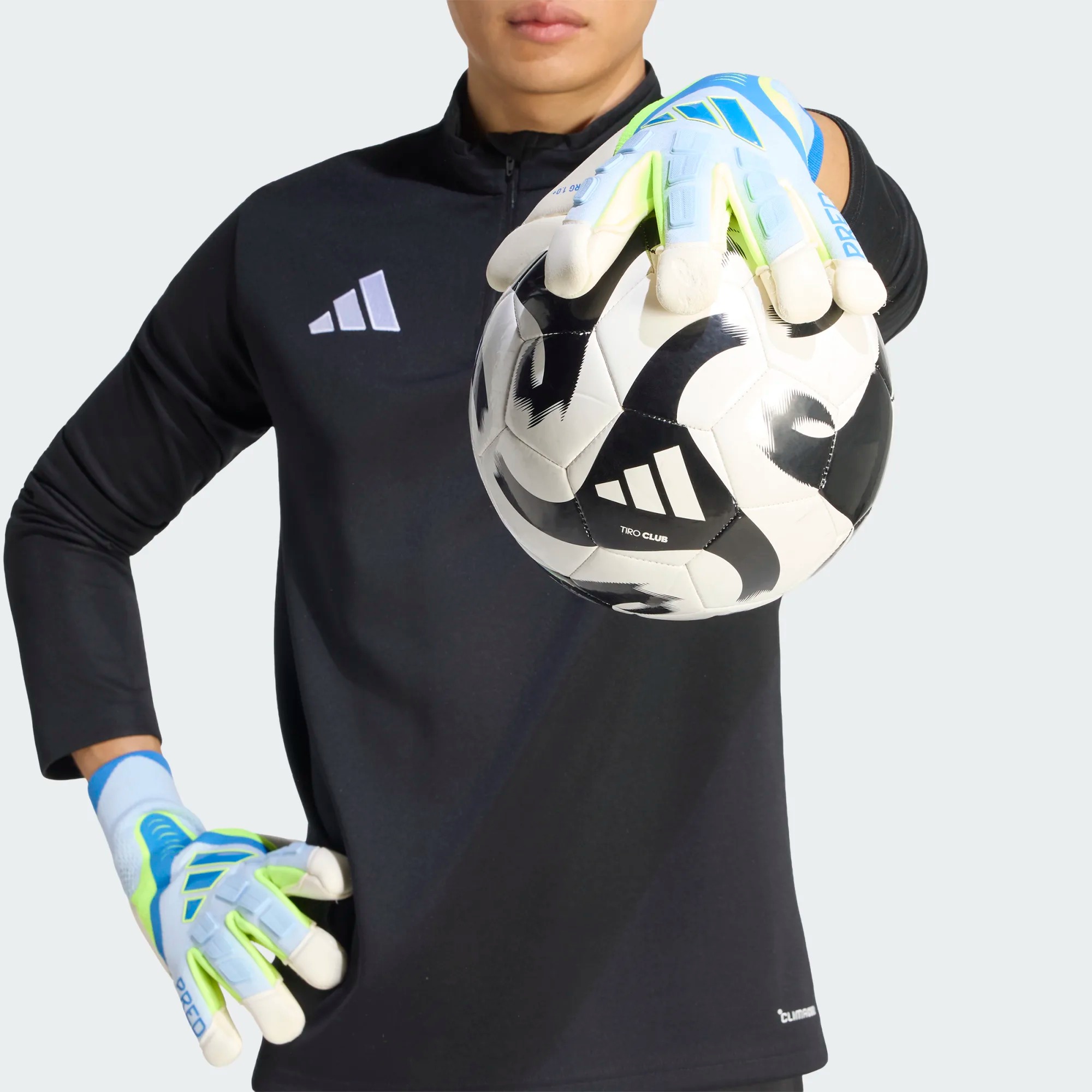 ADIDAS PREDATOR GL PRO HYBRID PROMO CLEAR SKY/RAY BLUE/SOLAR YELLOW 9.5