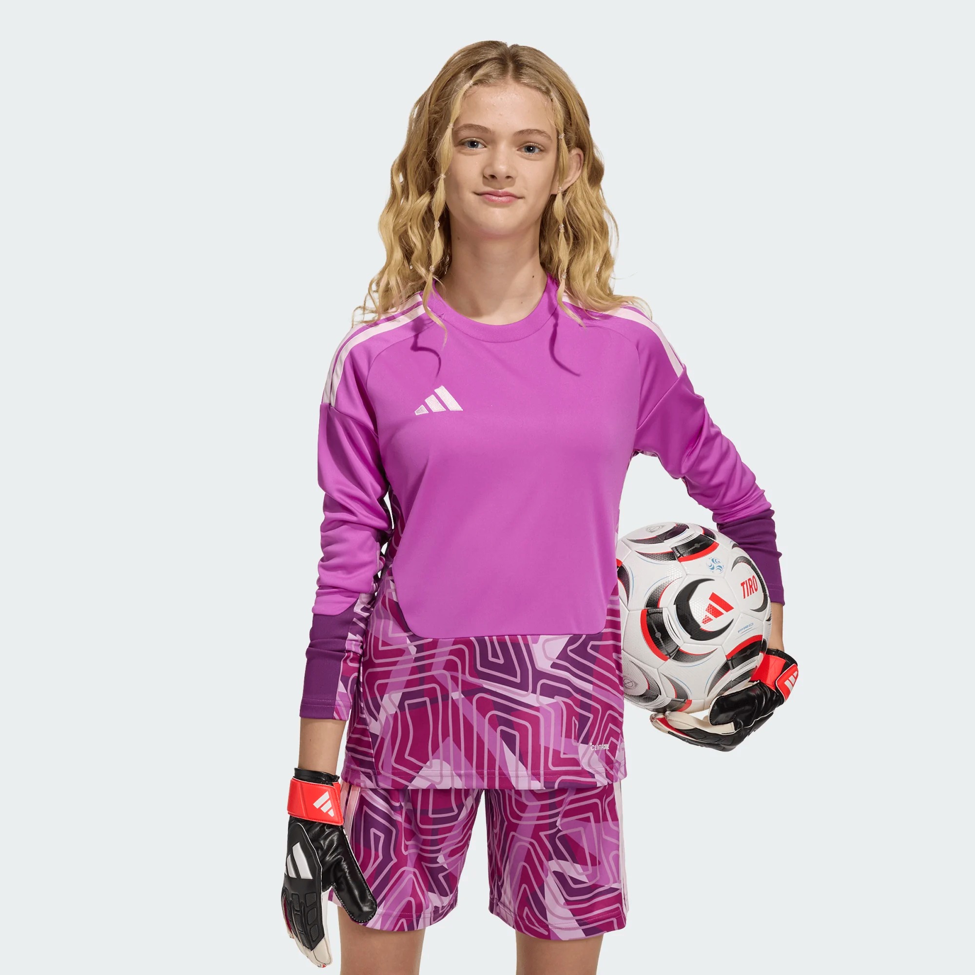 ADIDAS TIRO26 COMPETITION GK JERSEY LS FLASH PINK JUNIOR
