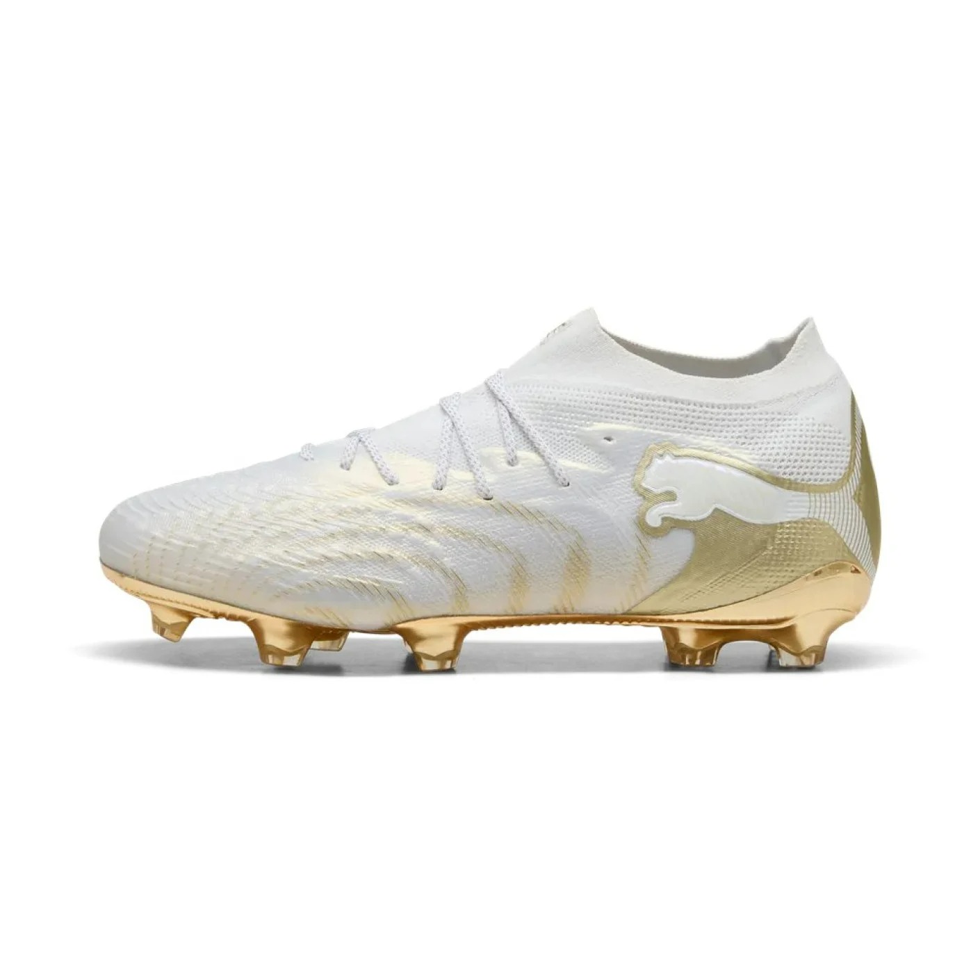 PUMA FUTURE 9 ULTIMATE FG PUMA WHITE-METALLIC GOLD-PUMA BLACK