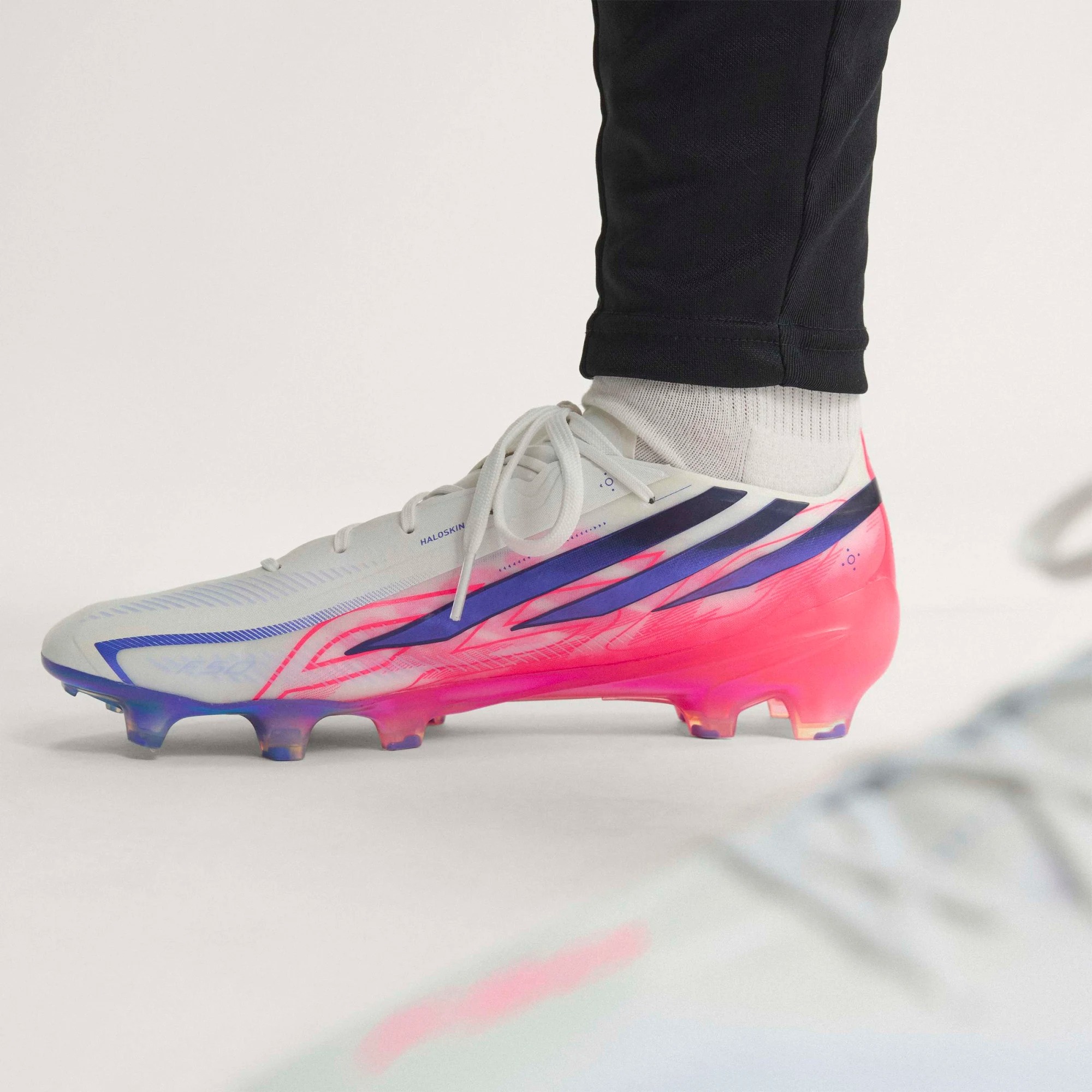 ADIDAS F50 HYPERFAST ELITE FG WHITE/SOLAR PURPLE/SOLAR TURQUOISE
