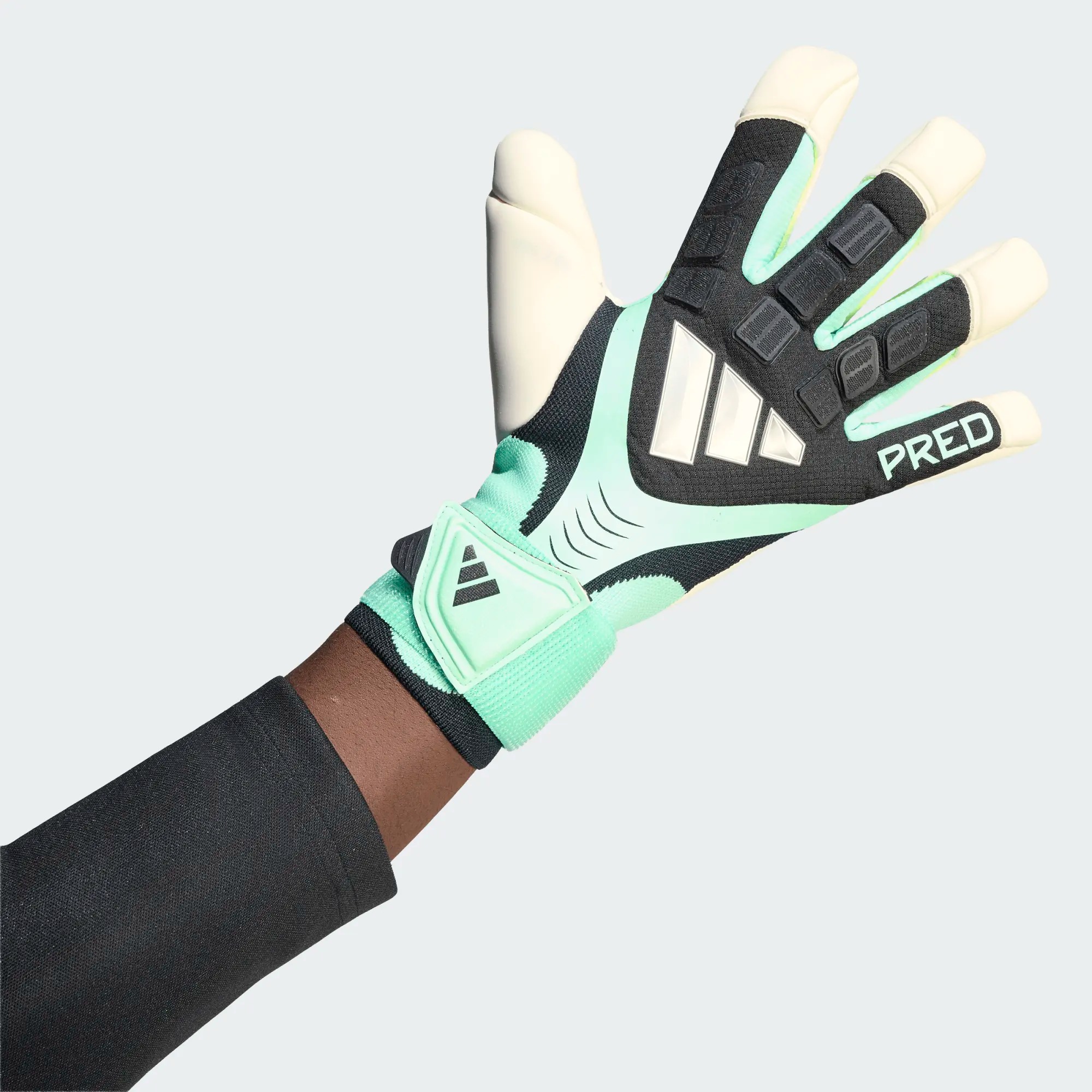 ADIDAS PREDATOR GL PRO HYBRID STRAP BLACK/PULSE MINT/SILVER METALLIC
