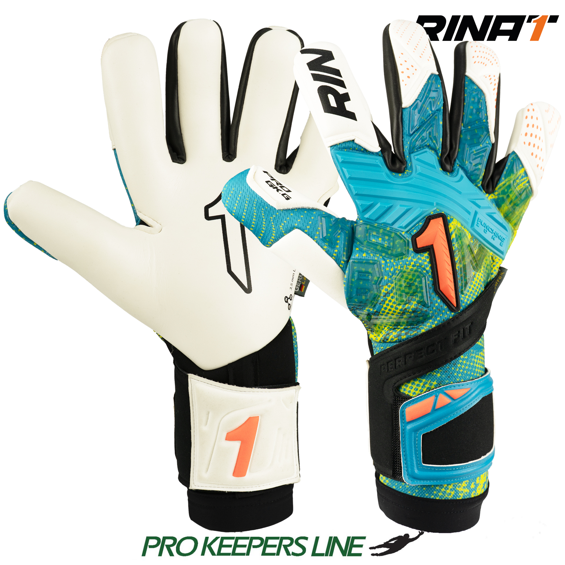 R Rinpat RINAT FIERA PRO GREEN/ORANGE | 9 | FIPA510-9