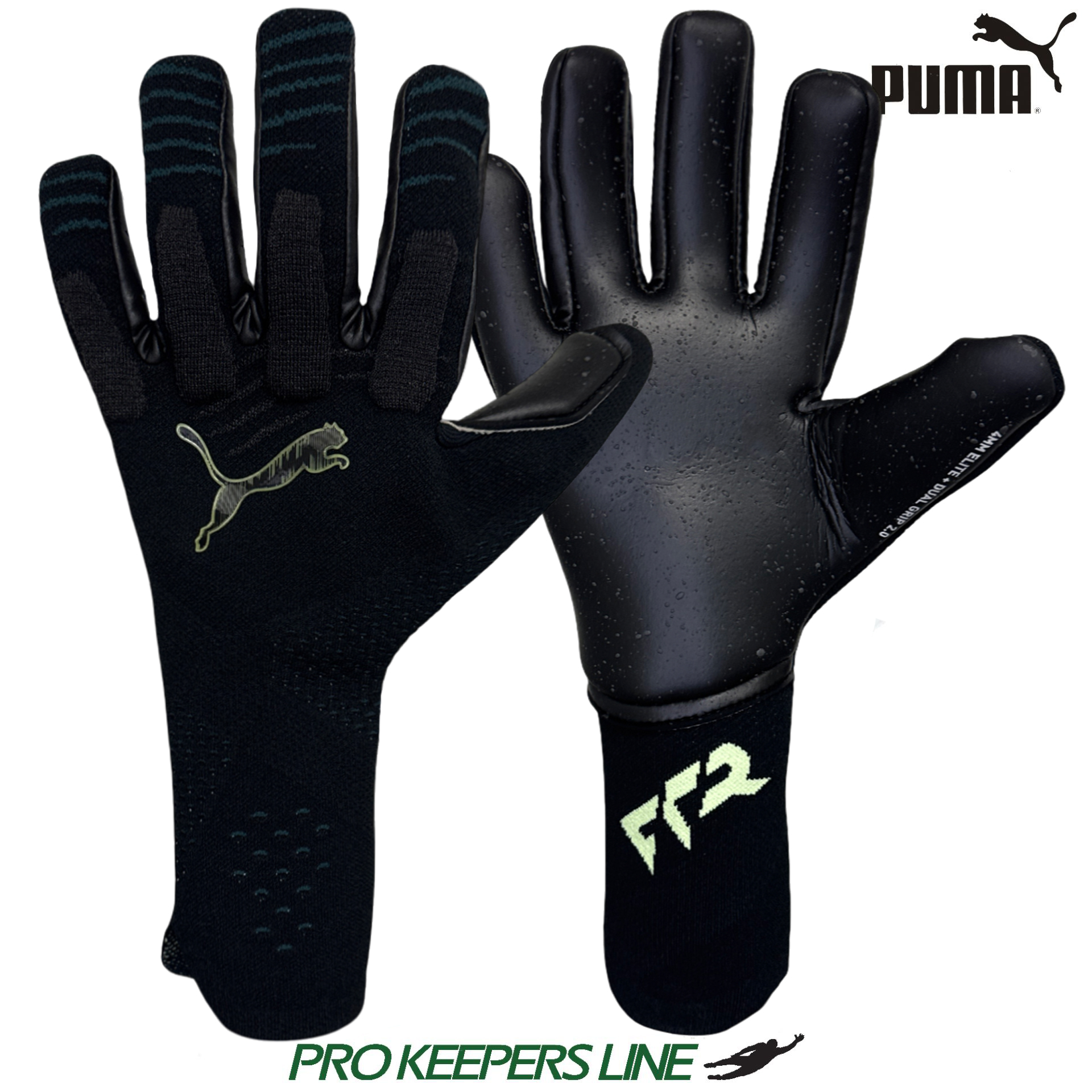 PUMA FUTURE ULTIMATE NC PUMA BLACK-GREEN TERRAIN-FIZZY LIGHT