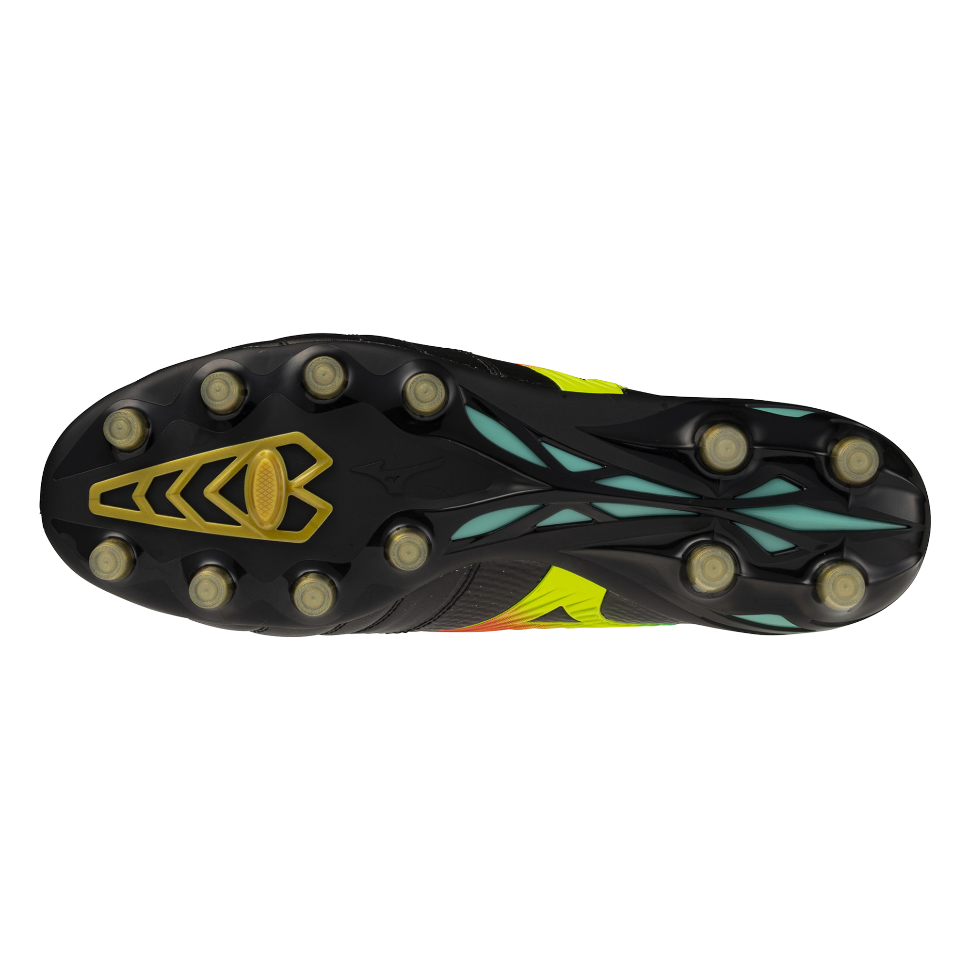 MIZUNO MORELIA NEO V BETA JAPAN FG BLACK/LAVA ORANGE/ARCADIA
