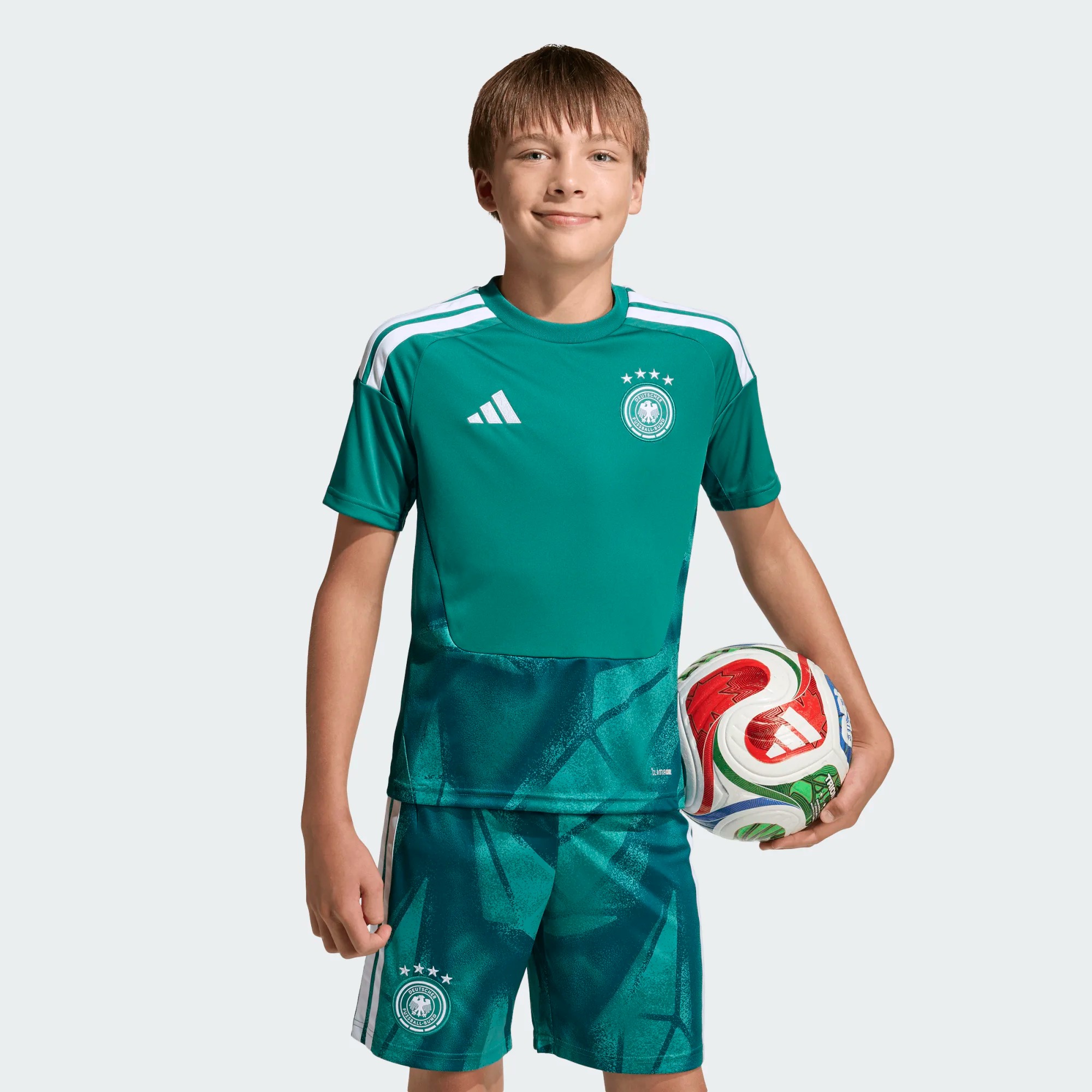 ADIDAS GERMANY 26 HOME GOALKEEPER KIDS SHORT SLEEVE JERSEY