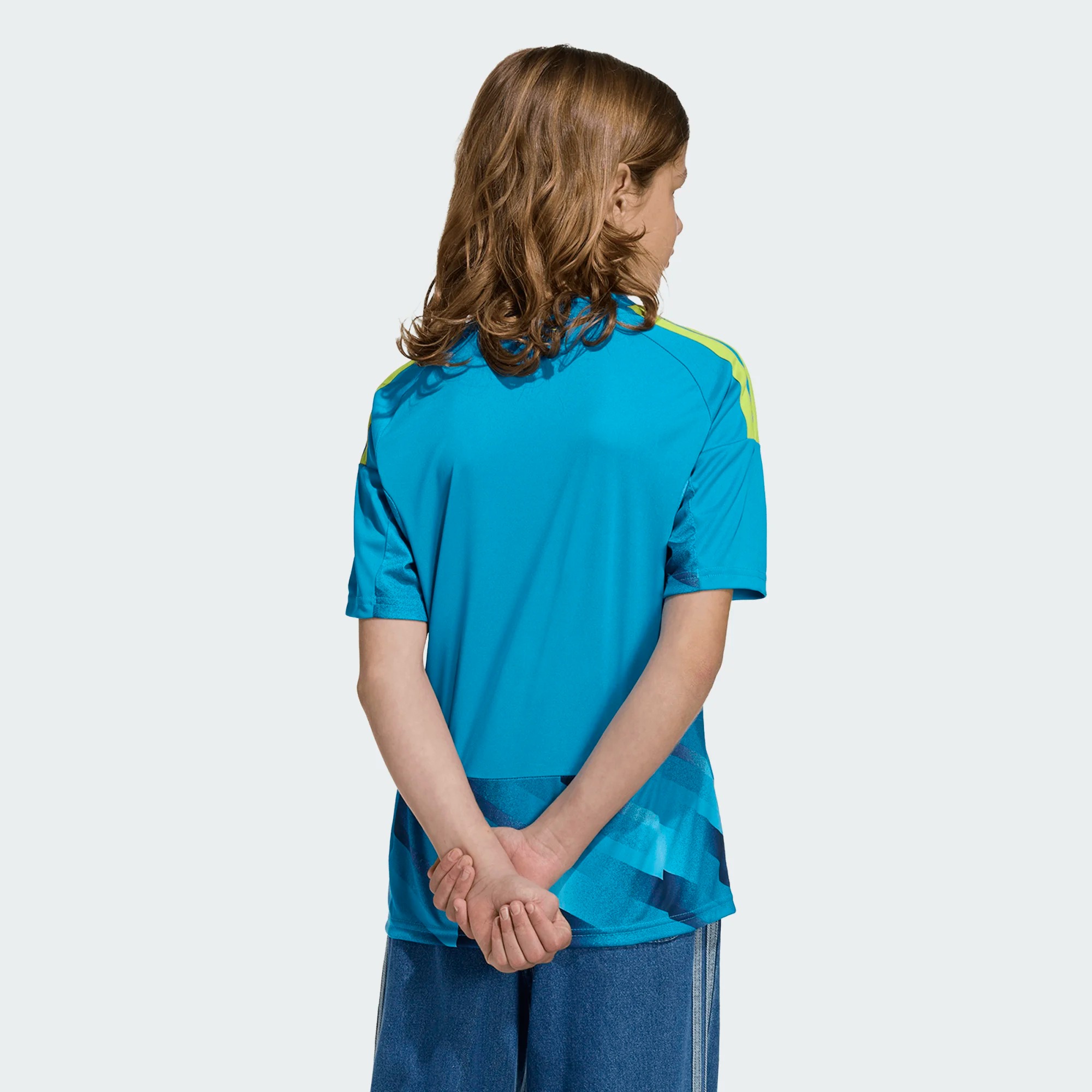 ADIDAS SPAIN 26 HOME GOALKEEPER KIDS SHORT SLEEVE JERSEY
