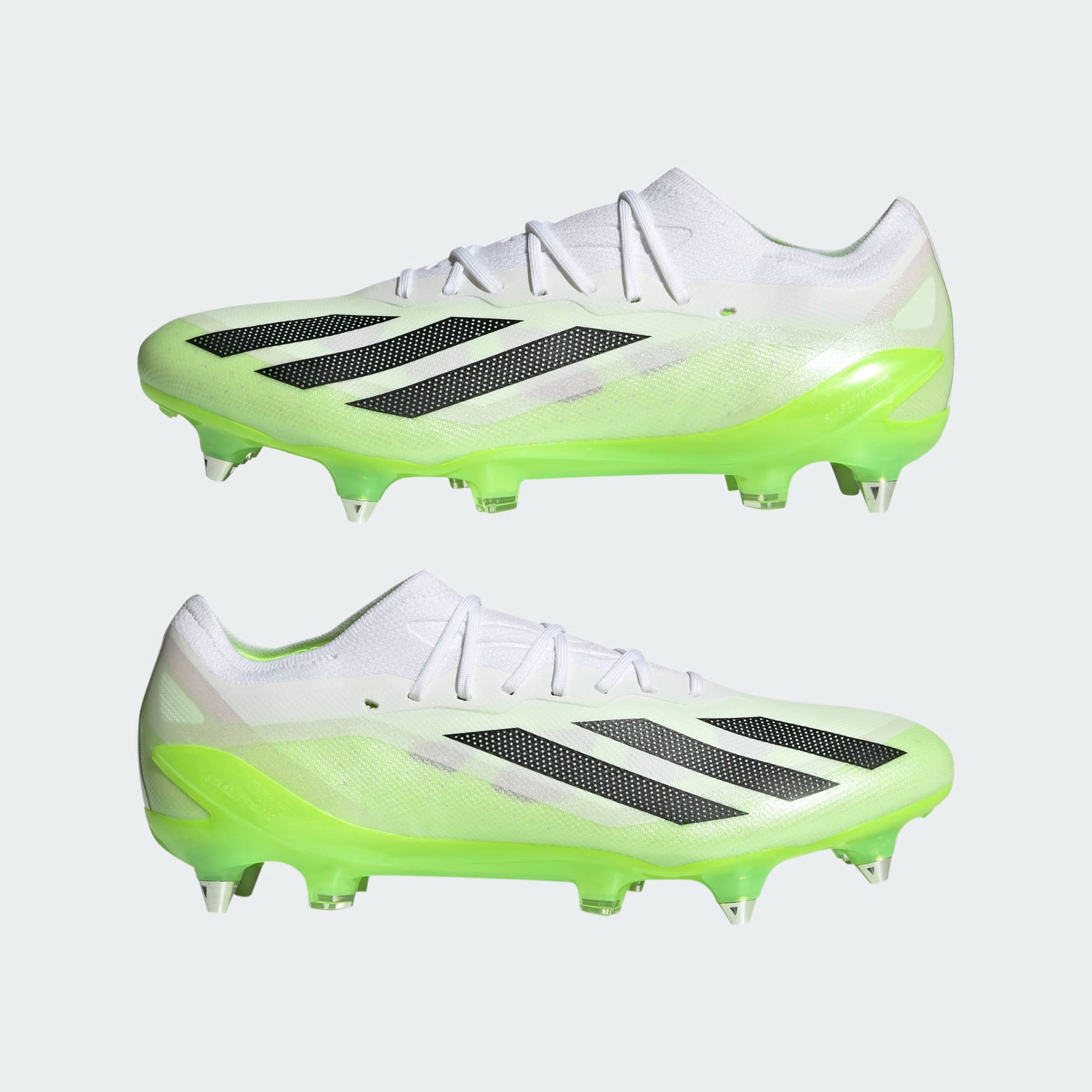 adidas X CrazyFast+ FG Firm Ground Soccer Cleat - White/Core