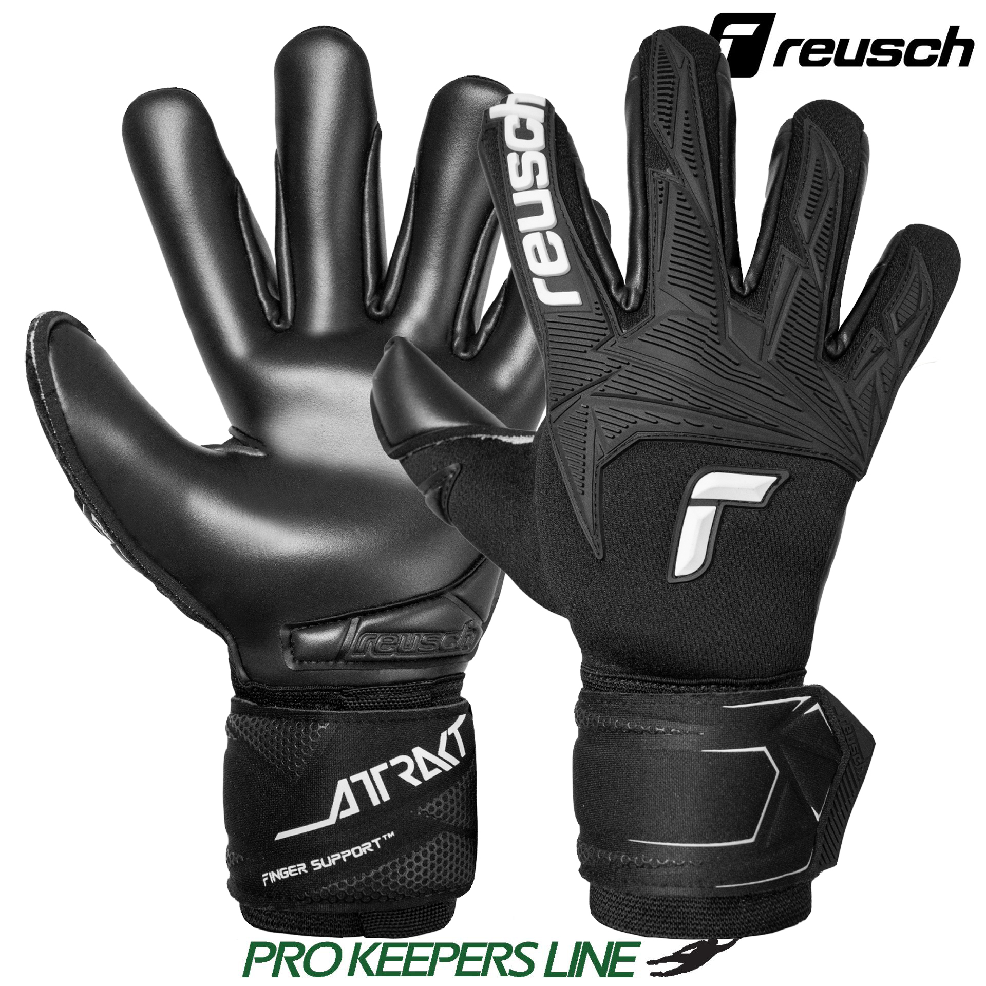 REUSCH ATTRAKT FREEGEL INFINITY FINGER SUPPORT BLACK