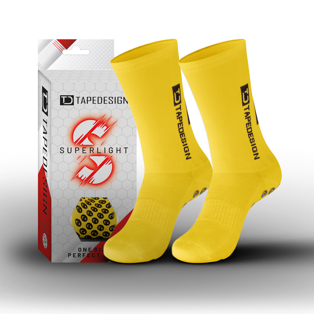 TAPEDESIGN „SUPERLIGHT” SOCKS YELLOW