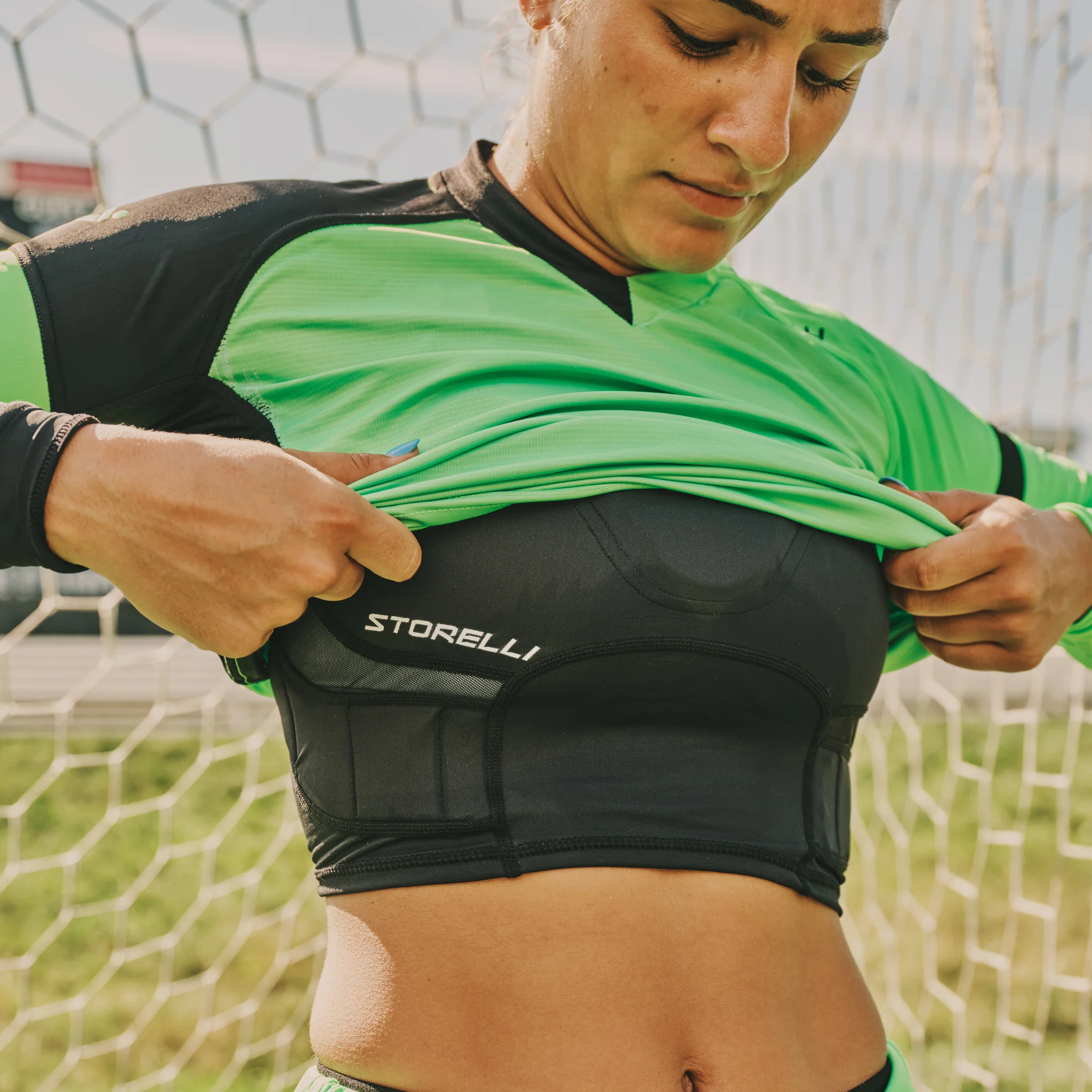STORELLI WOMEN'S BODYSHIELD CROP TOP BLACK