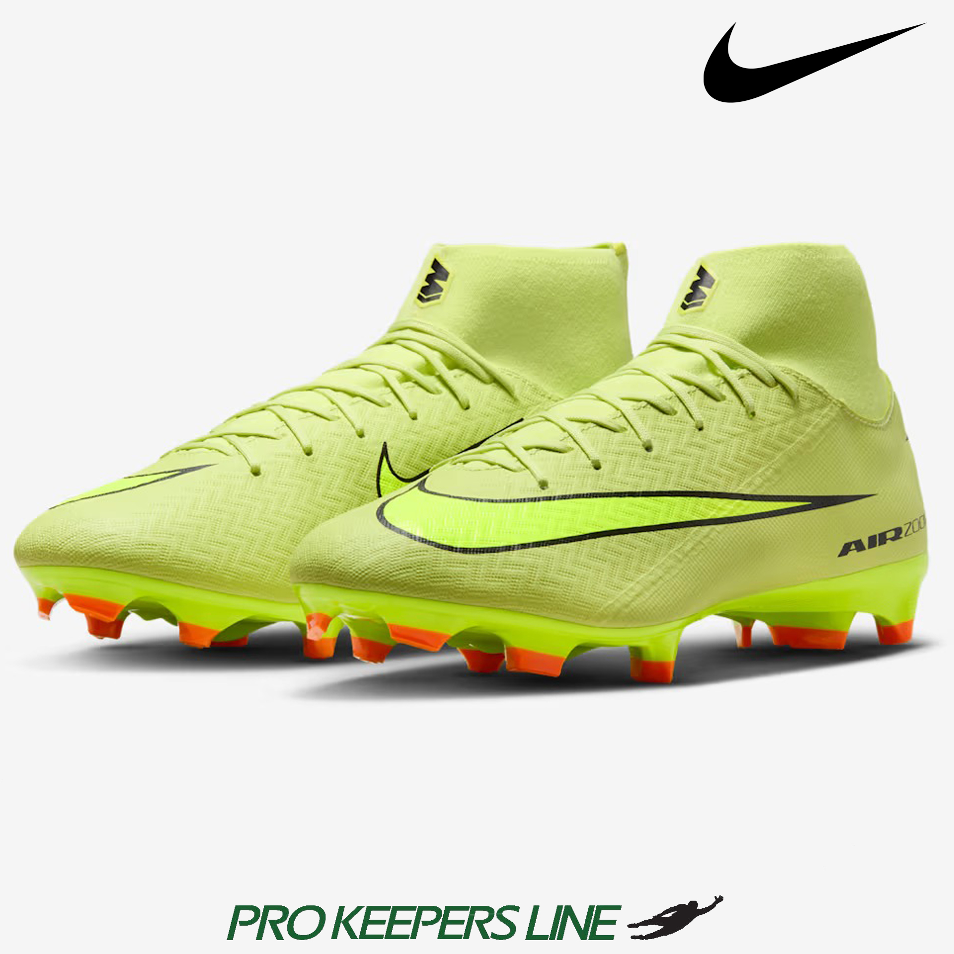 NIKE ZOOM MERCURIAL SUPERFLY 10 ACADEMY FG/MG LIMELIGHT/HYPER CRIMSON/VOLT
