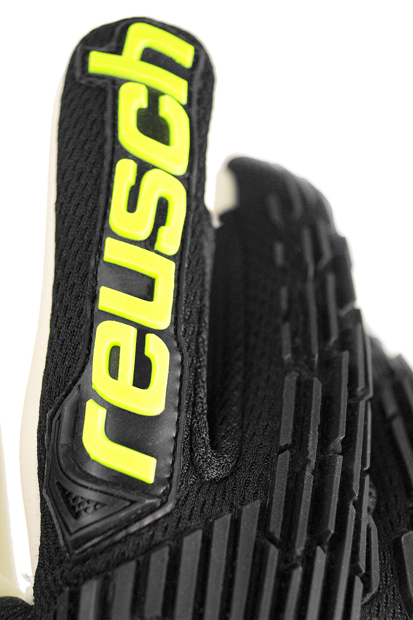 REUSCH ATTRAKT FREEGEL GOLD FINGER SUPPORT JUNIOR BLACK/SAFETY YELLOW