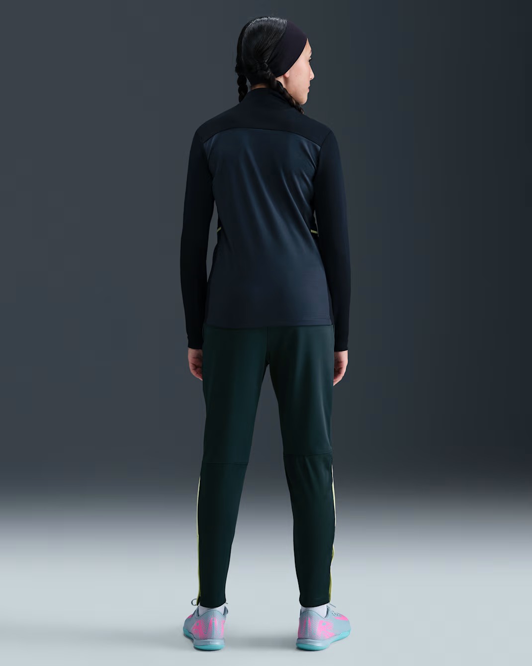 NIKE THERMA-FIT ACADEMY PANT JUNIOR SEAWEED/LIMELIGHT