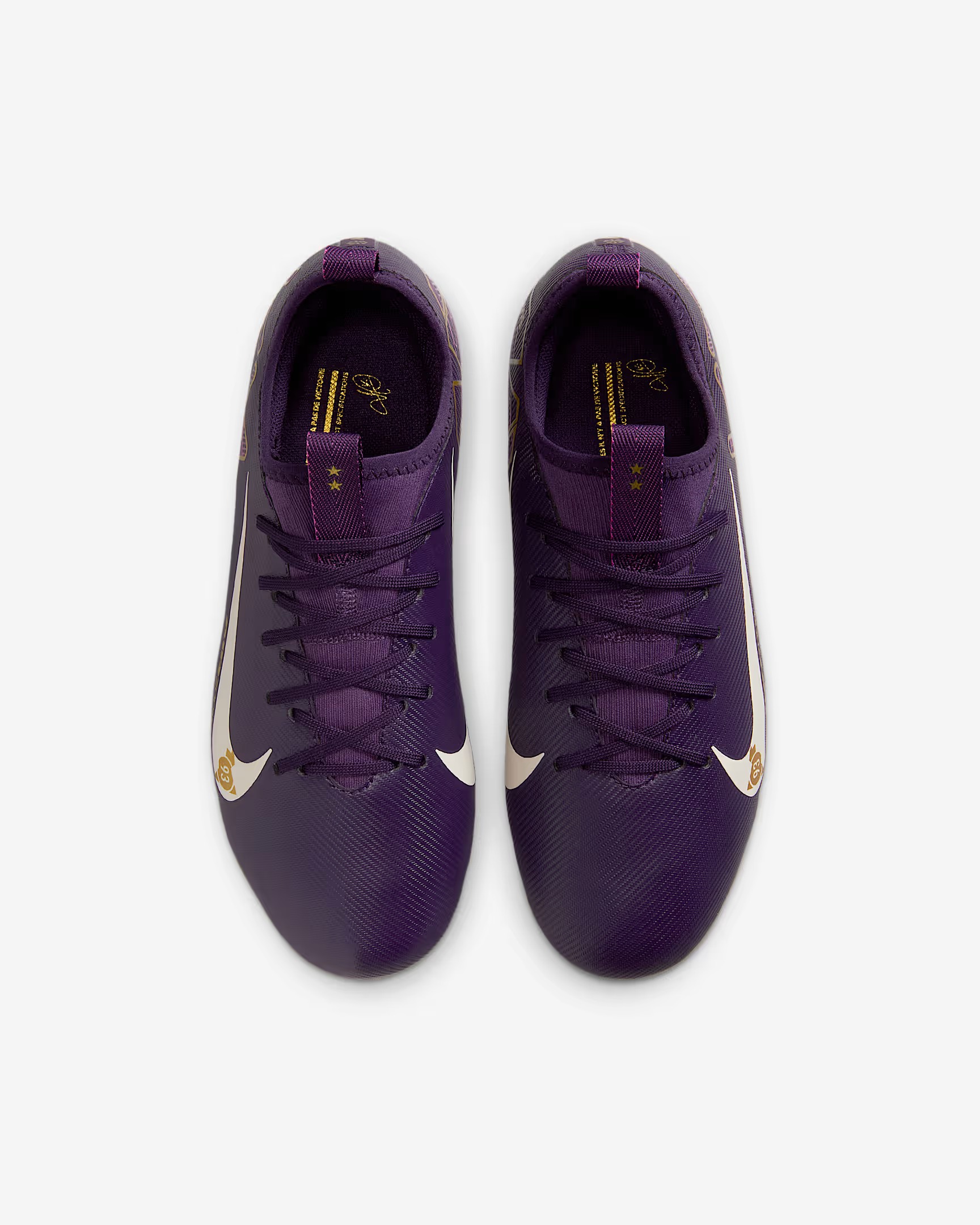 NIKE JR ZOOM VAPOR 16 ACADEMY KM FG/MG GRAND PURPLE