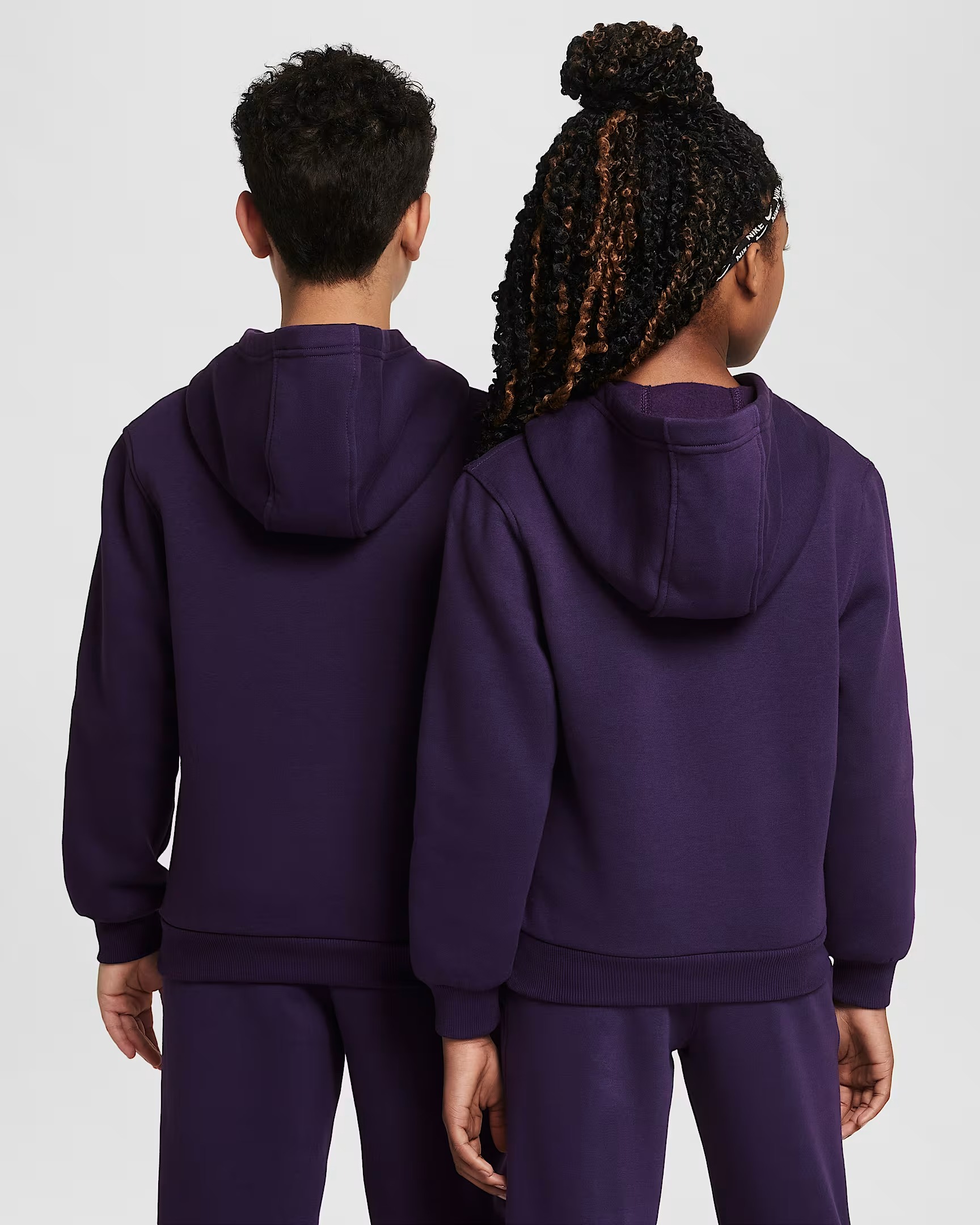 NIKE KM CLUB FLEECE JUNIOR HOODIE GRAND PURPLE