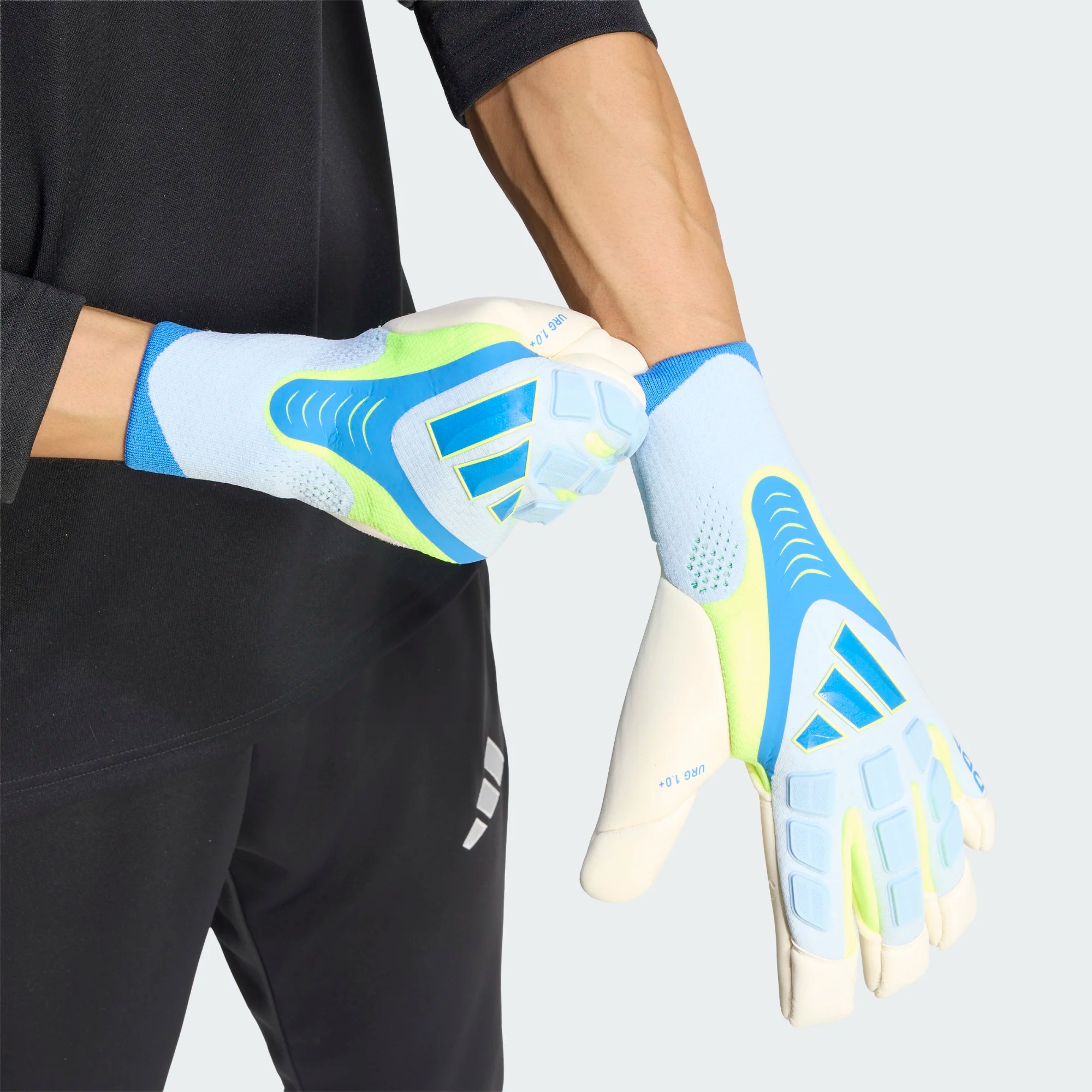 ADIDAS PREDATOR GL PRO HYBRID PROMO CLEAR SKY/RAY BLUE/SOLAR YELLOW 9.5