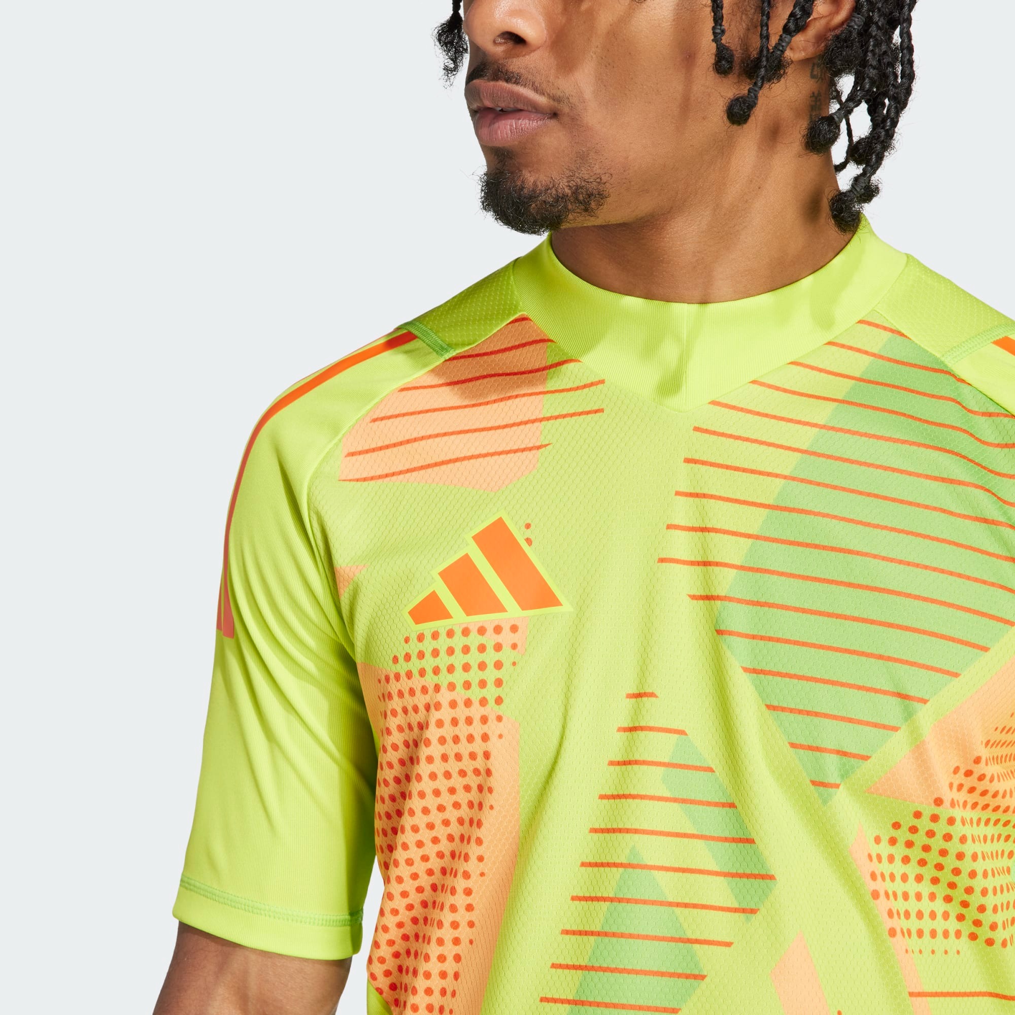 ADIDAS TIRO24 PRO GK JERSEY SHORT SLEEVE SEMI SOLAR YELLOW