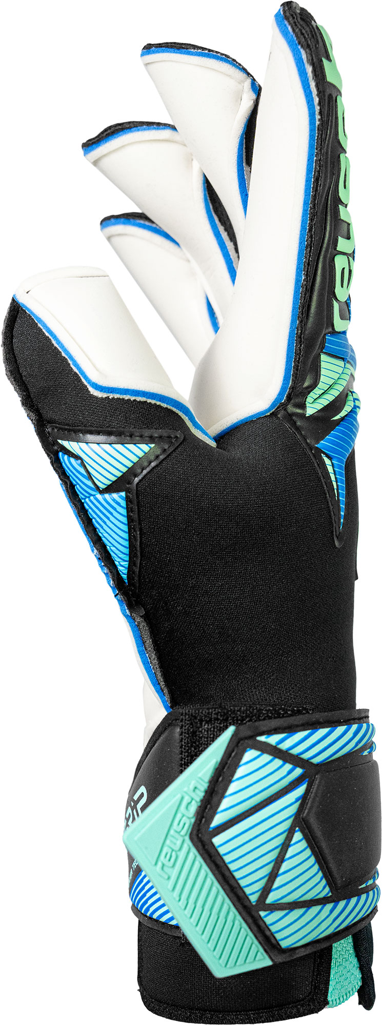 REUSCH ATTRAKT RE:GRIP EVOLUTION BLACK/OCEAN LIGHT