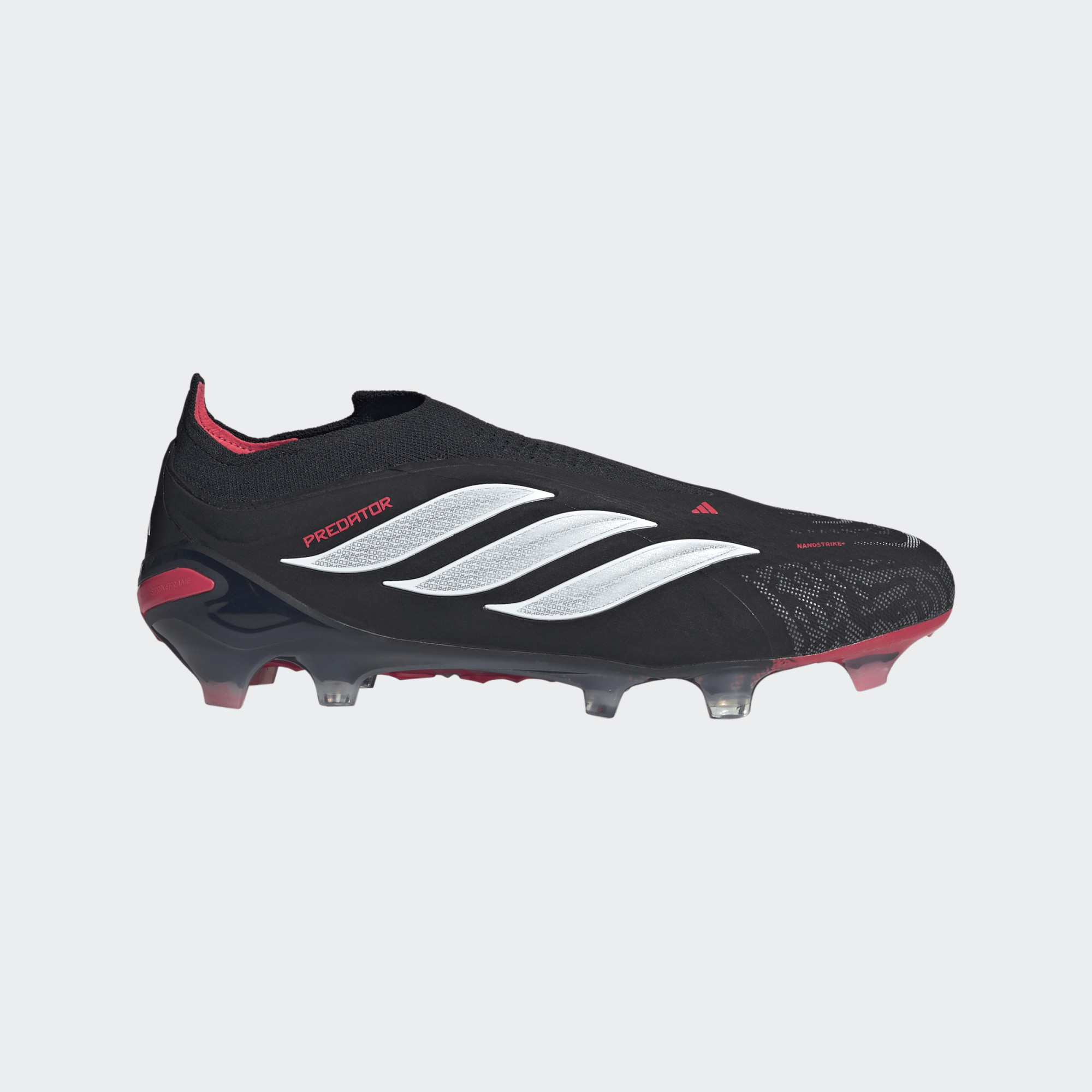 ADIDAS PREDATOR ELITE LL FG BLACK/WHITE/LUCID RED